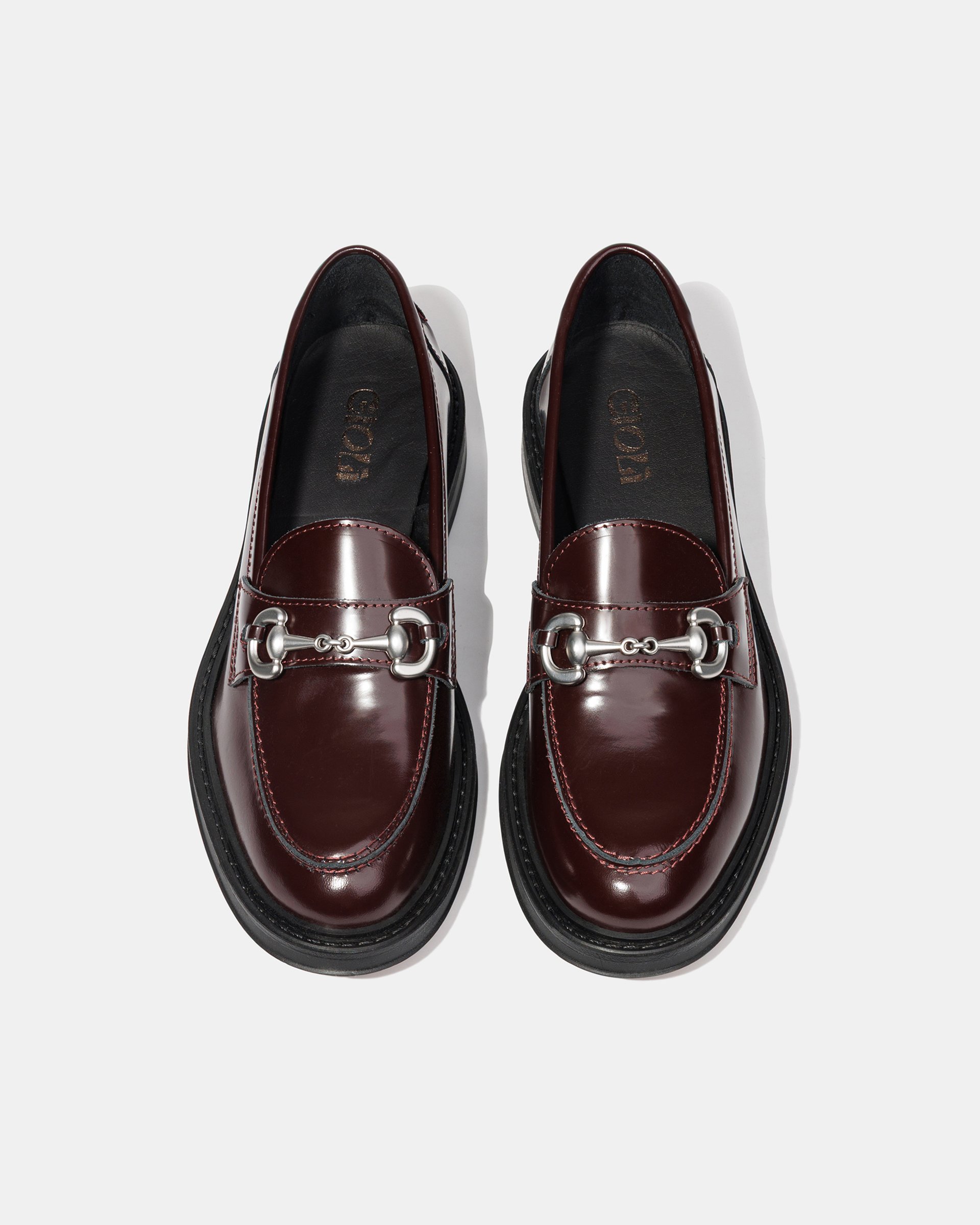Темно-бордовые лоферы из натуральной кожи - Image 5 of 5