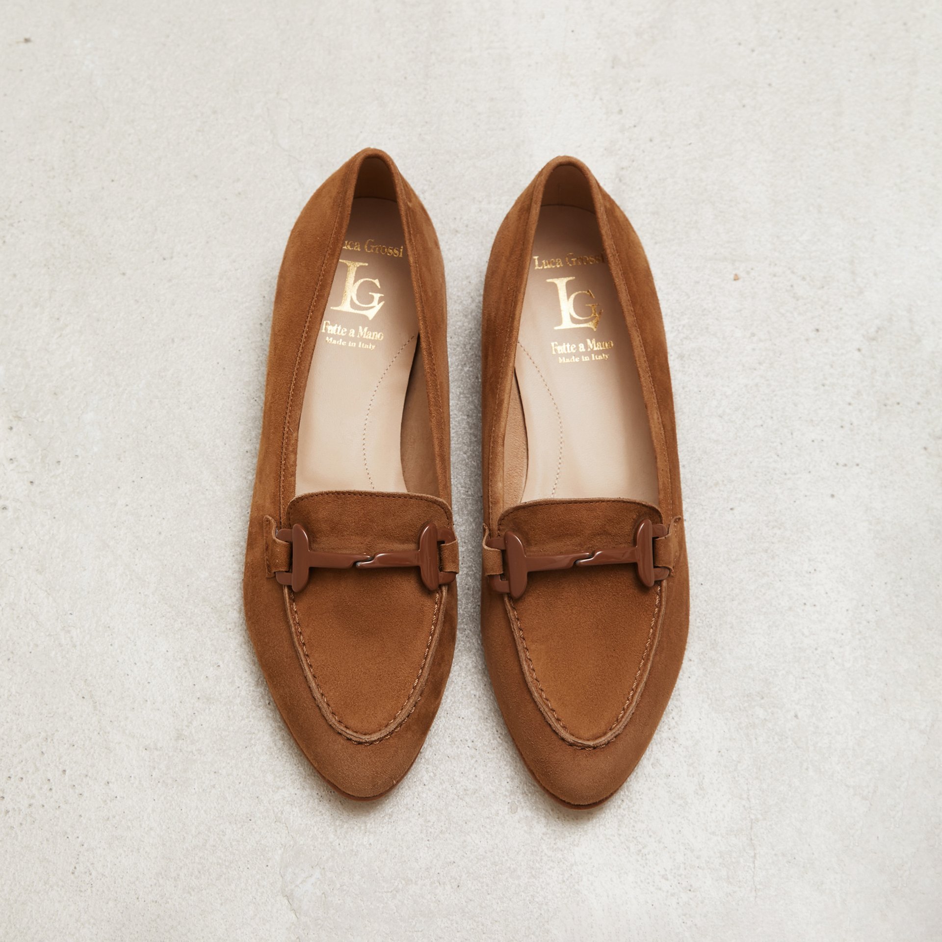 Коричневые замшевые лоферы - Image 2 of 3