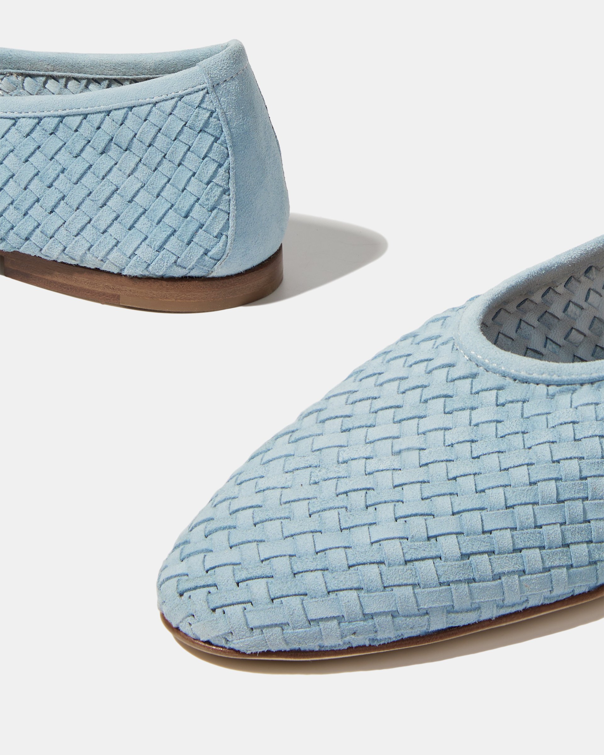 Голубые замшевые балетки - Image 4 of 5