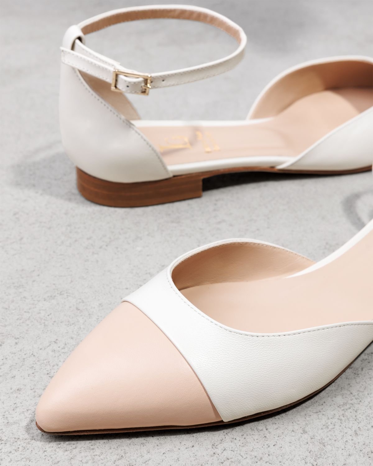 Белые кожаные туфли - Image 4 of 6