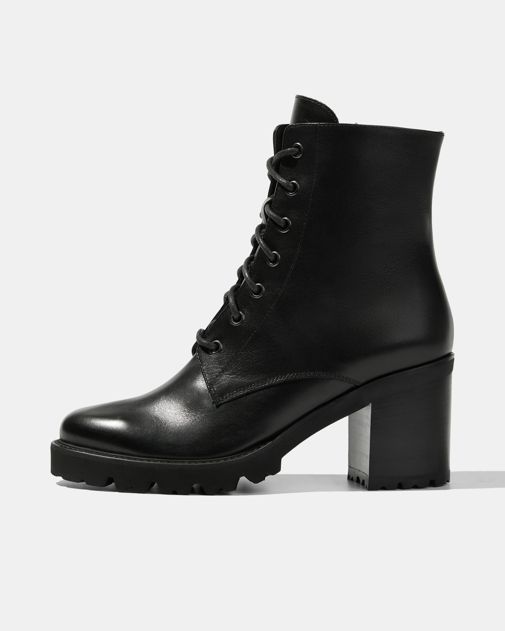Черные кожаные ботинки - Main image