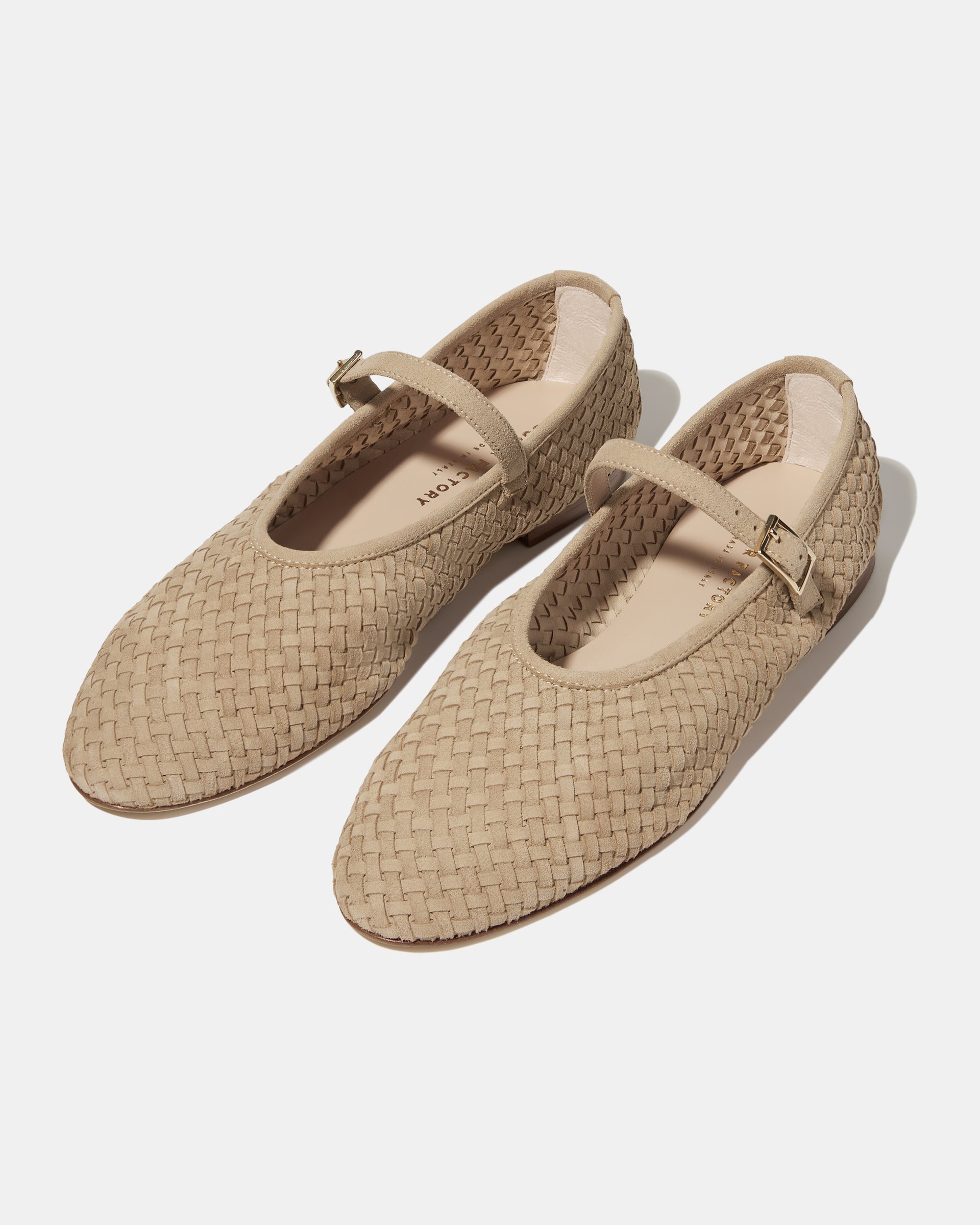 Бежевые замшевые балетки - Image 2 of 4