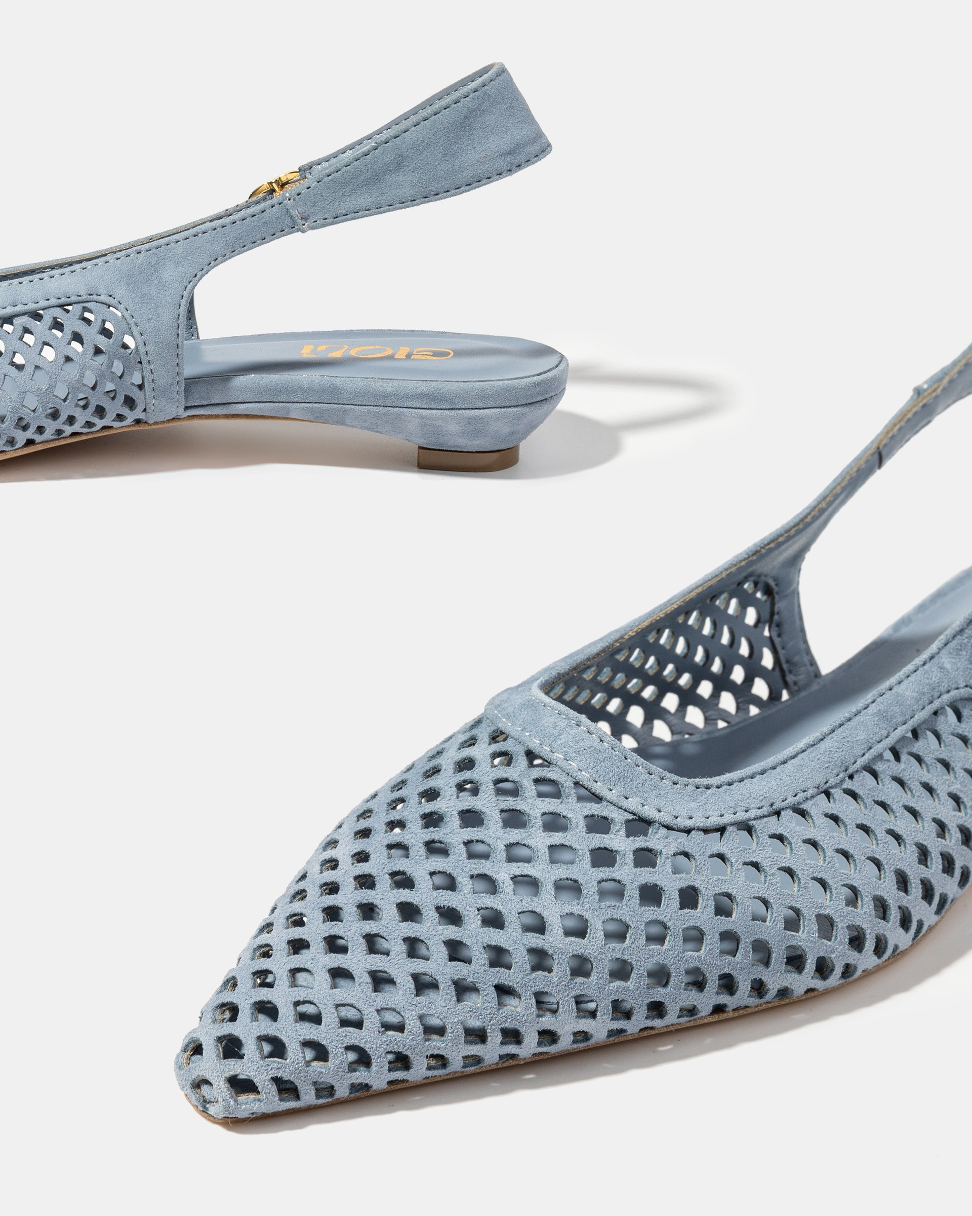 Голубые замшевые туфли - Image 4 of 5