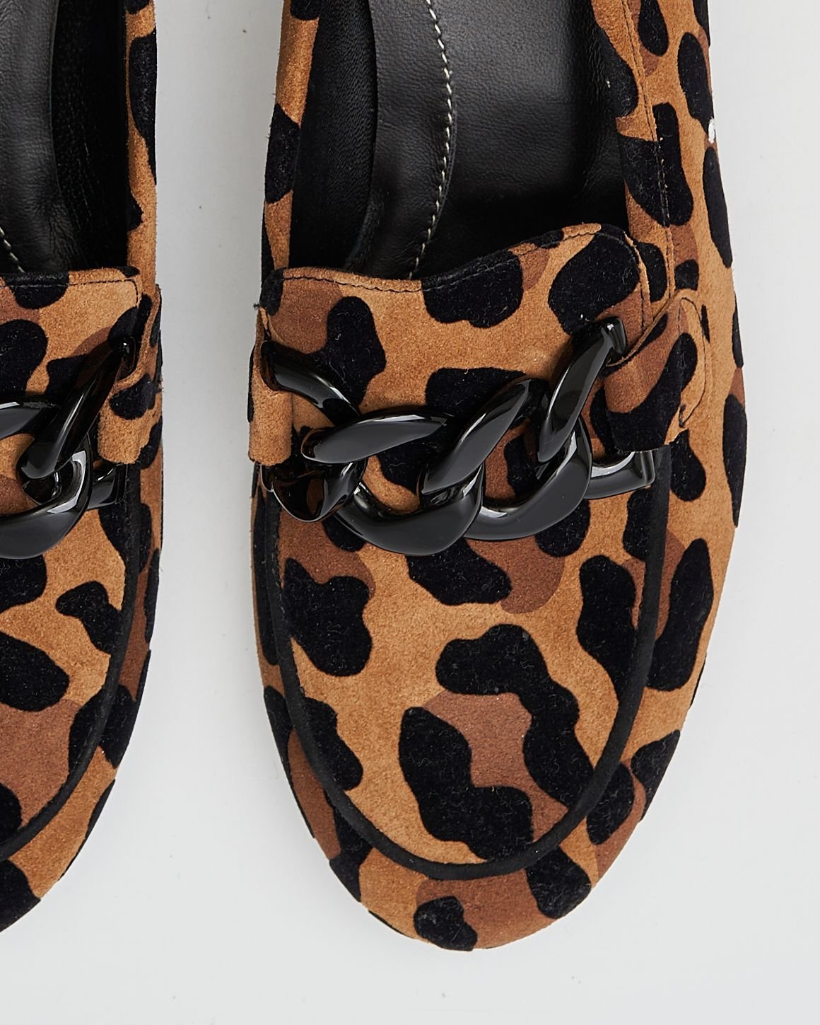 Леопардовые замшевые лоферы - Image 6 of 7