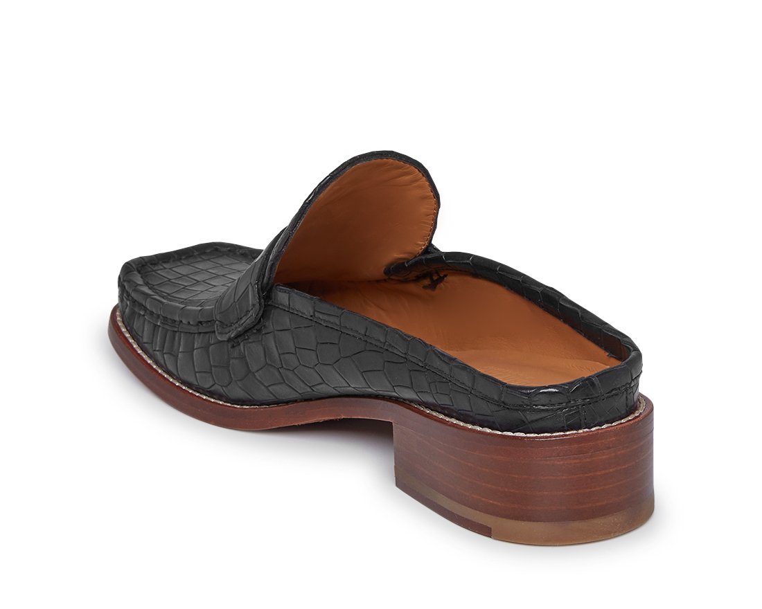 Черные кожаные слиперы - Image 3 of 4