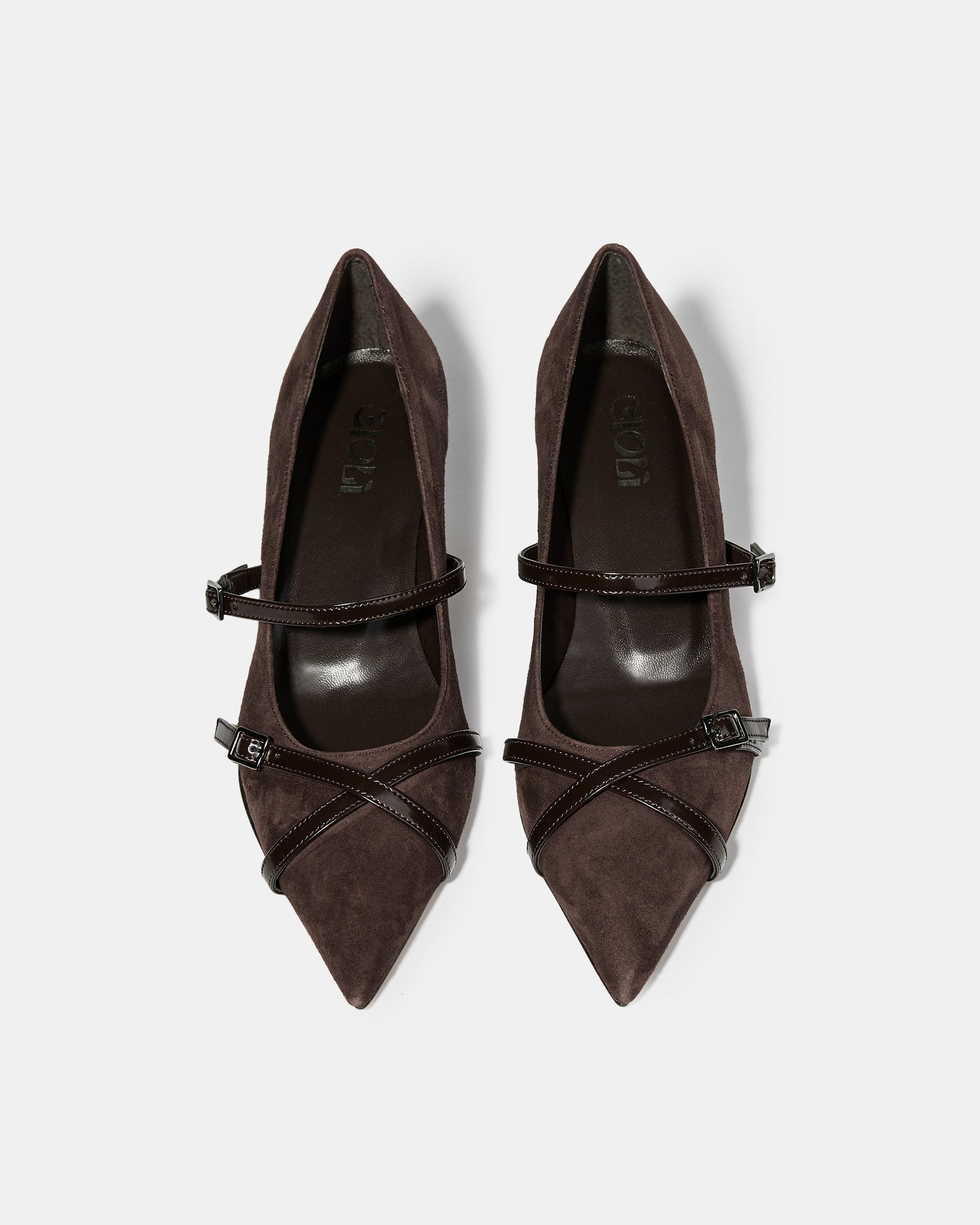 Коричневые туфли из натуральной замши - Image 3 of 5