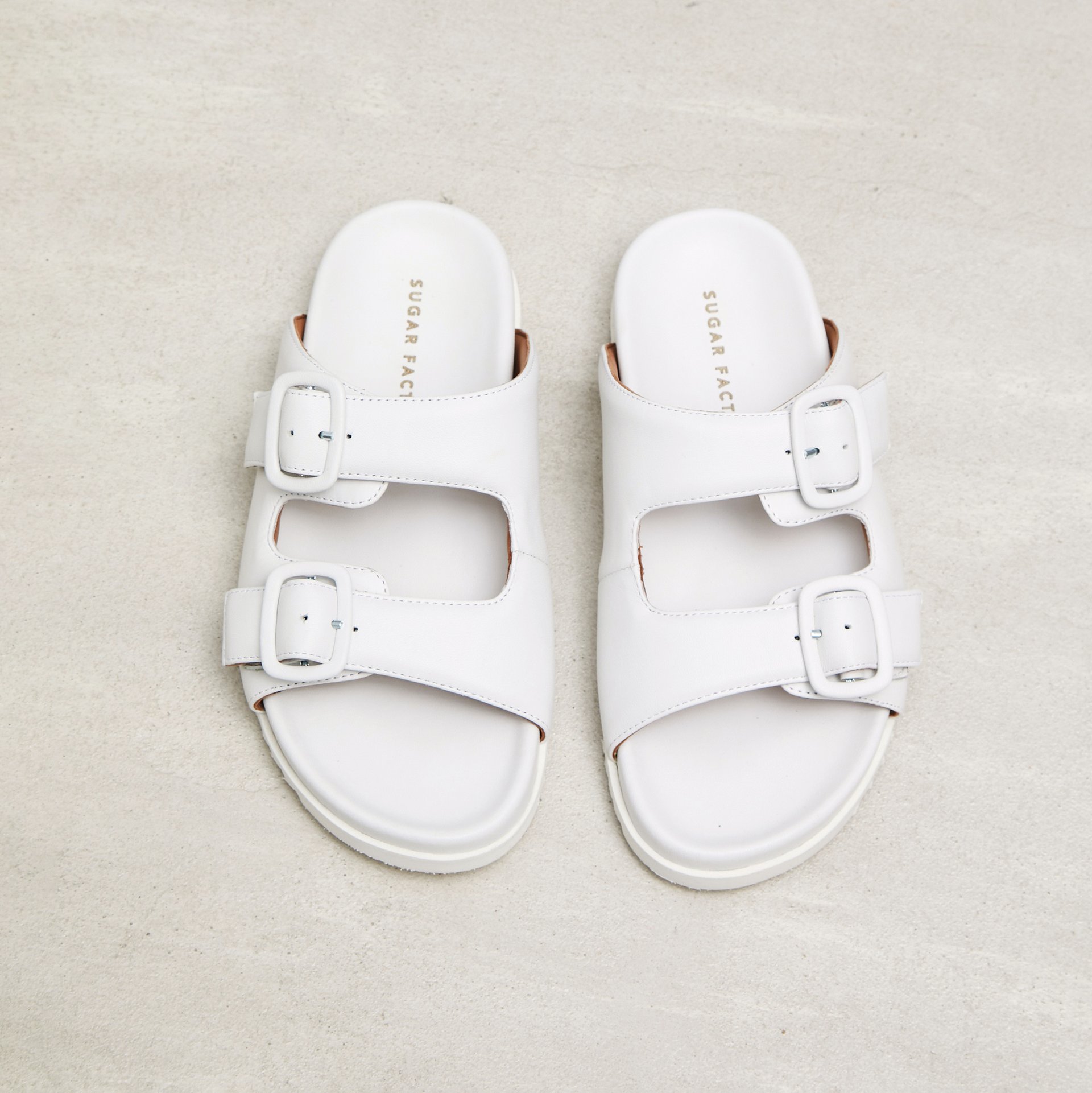 Белые кожаные биркенштоки - Image 2 of 5