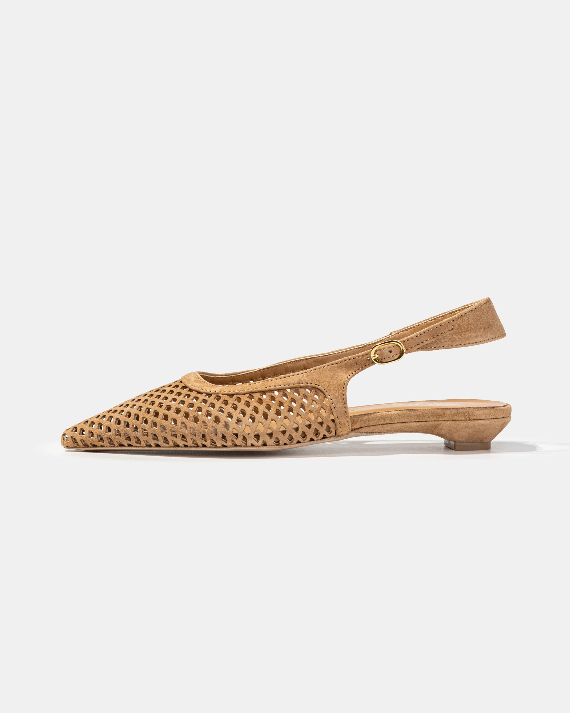 Коричневые замшевые туфли - Main image