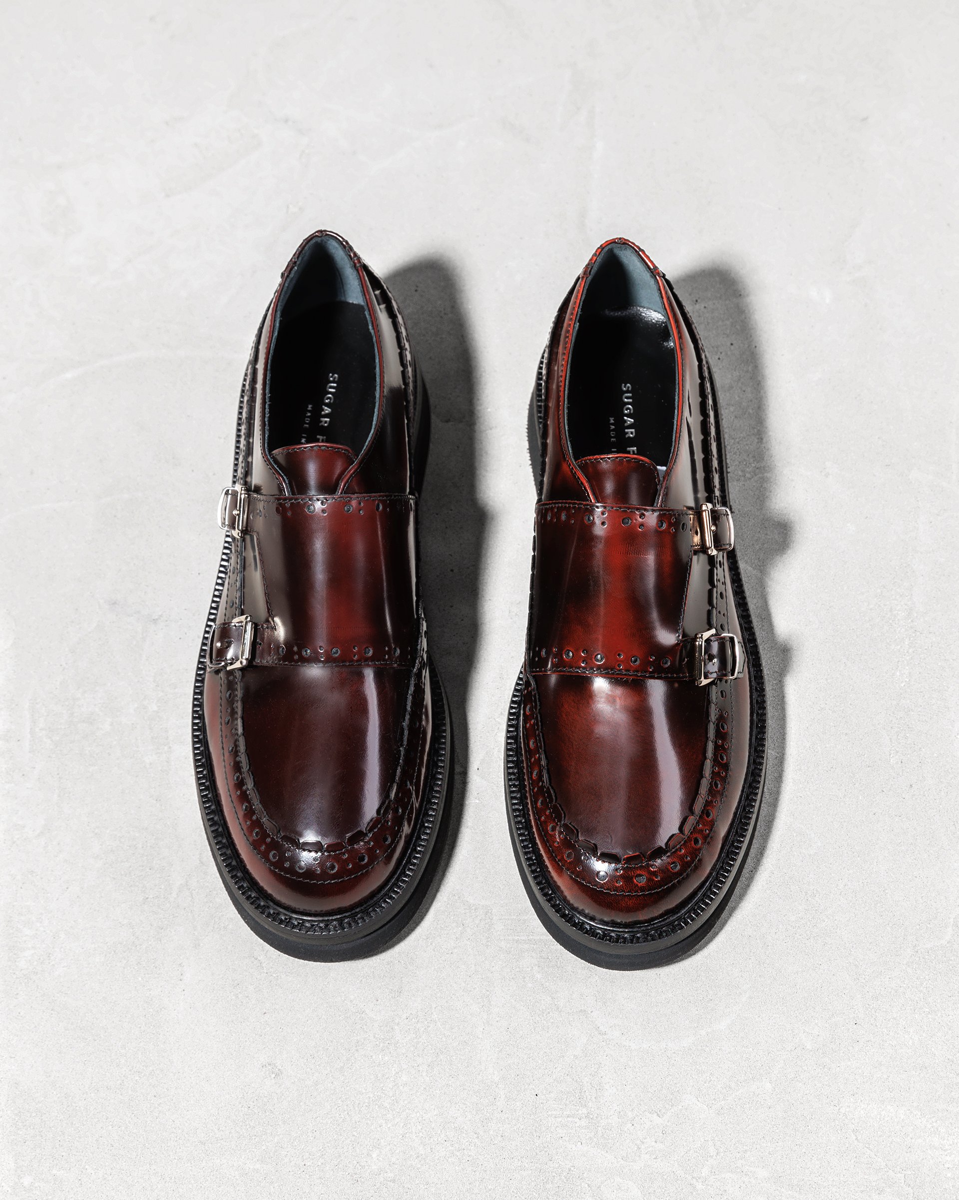 Бордовые лоферы из натуральной кожи - Image 3 of 4