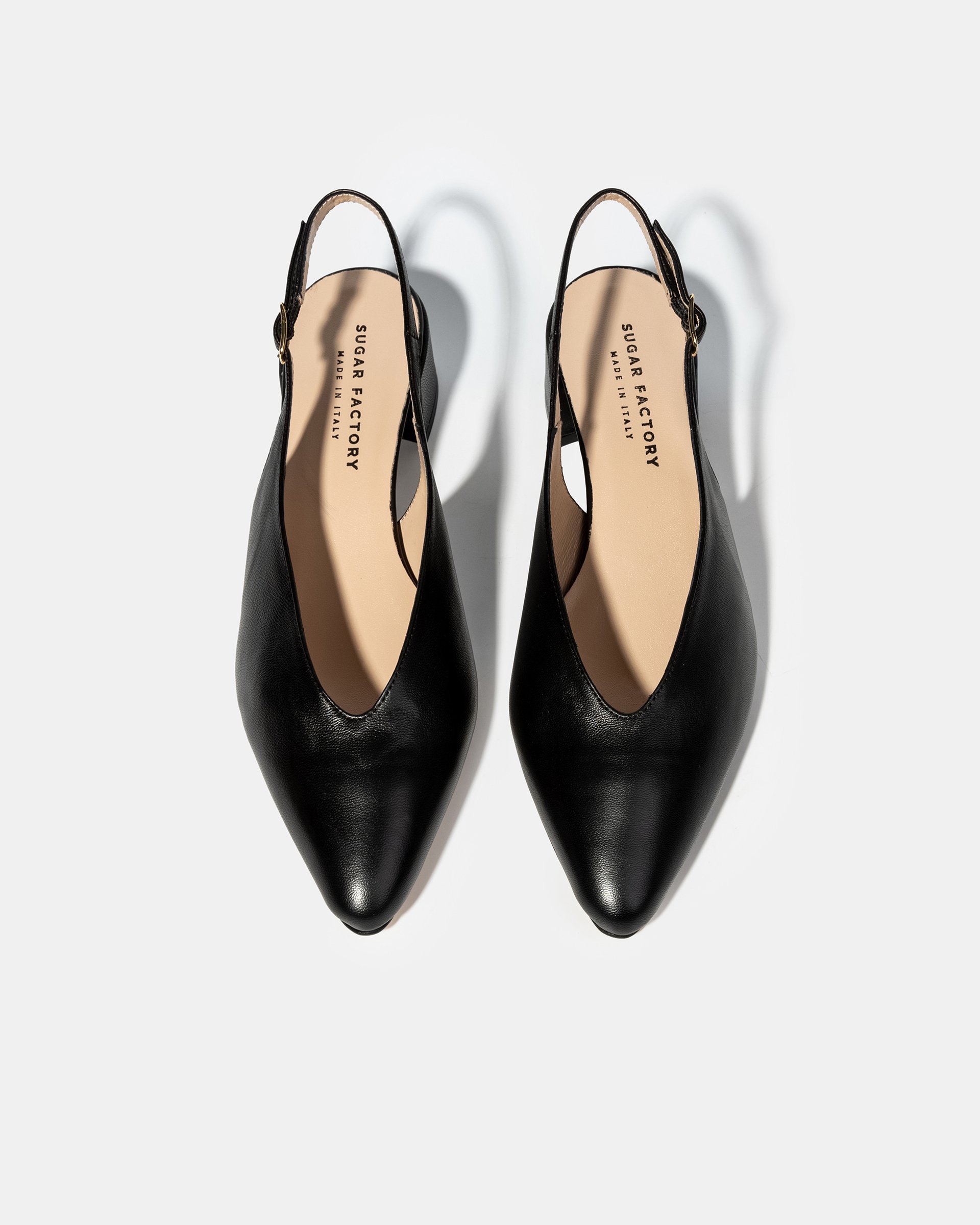 Черные кожаные туфли на каблуке - Image 3 of 4