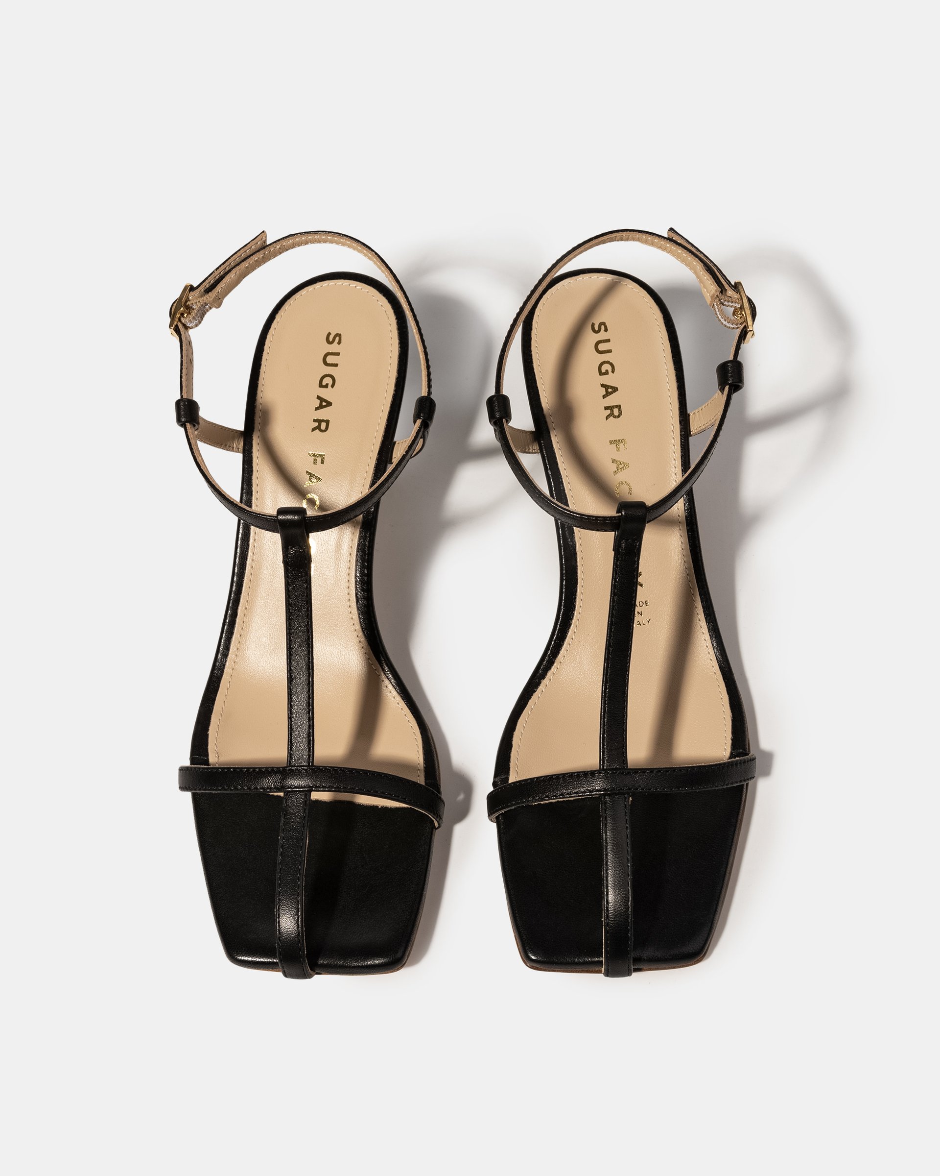 Черные босоножки на каблуке - Image 3 of 4