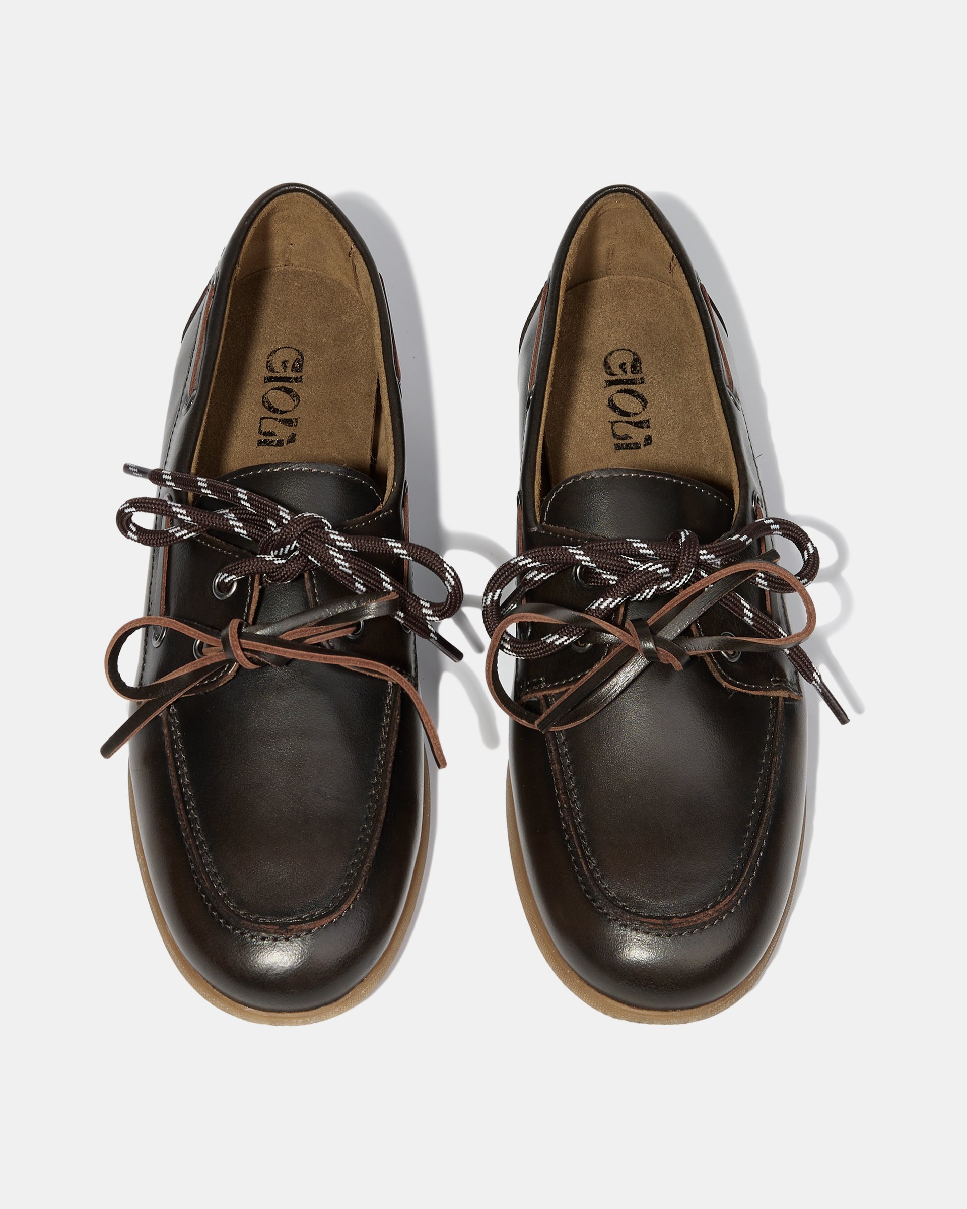 Тёмно-коричневые мокасины из натуральной кожи