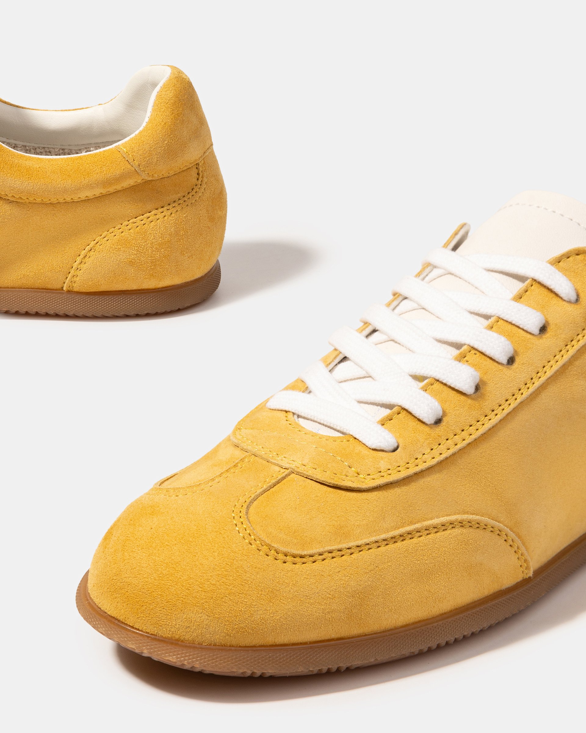 Желтые замшевые кеды - Image 4 of 5