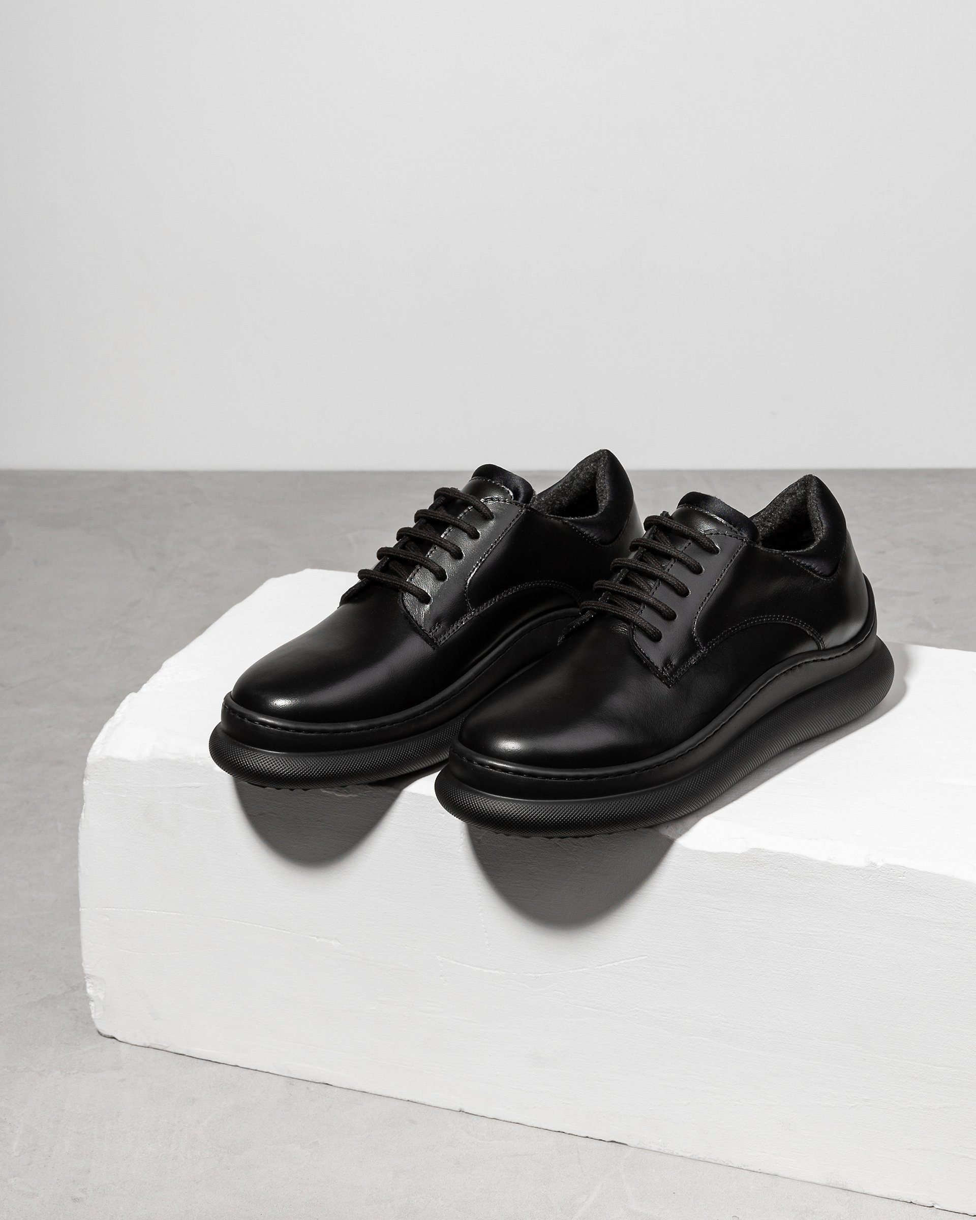 Черные кожаные полуботинки - Image 2 of 8