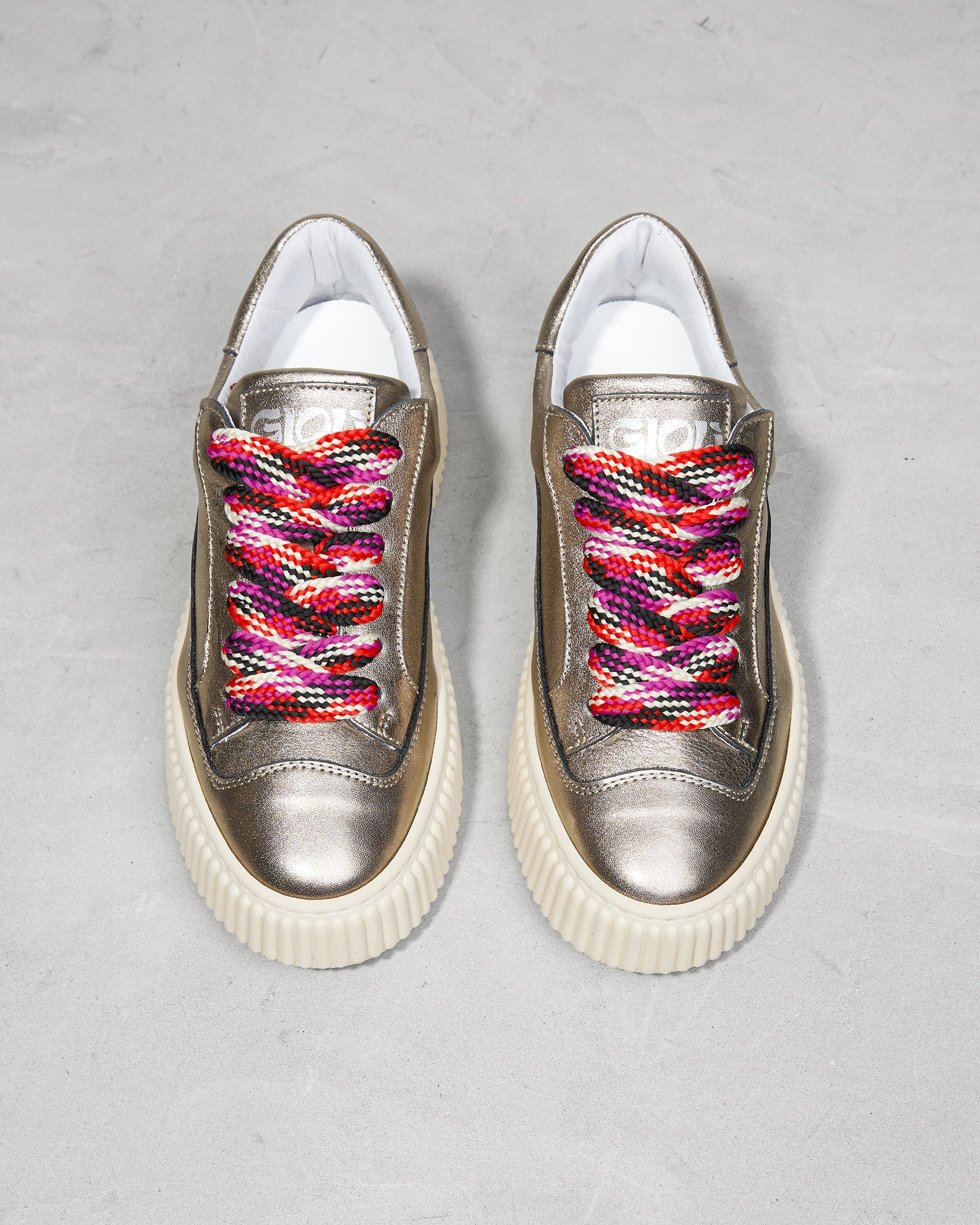 Серебряные кеды из натуральной кожи - Image 3 of 4