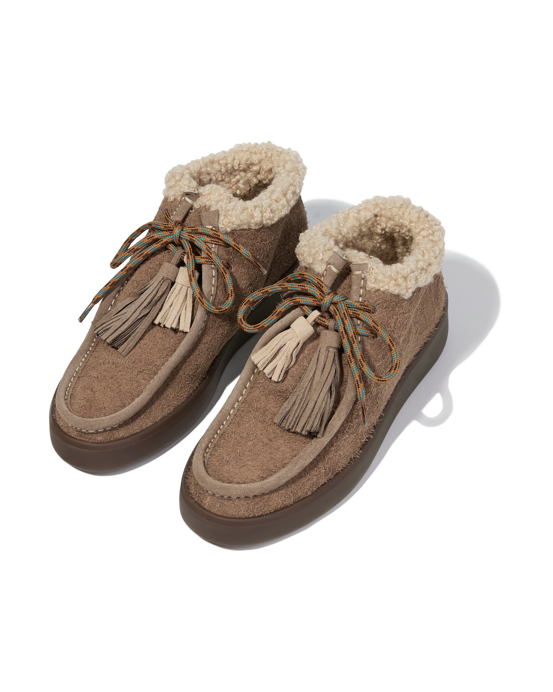 Серо-коричневые кожаные ботинки - Image 2 of 4