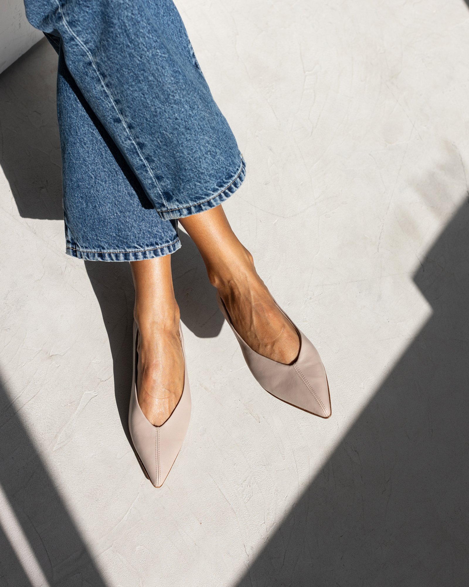 Бежевые классические туфли - Image 5 of 5