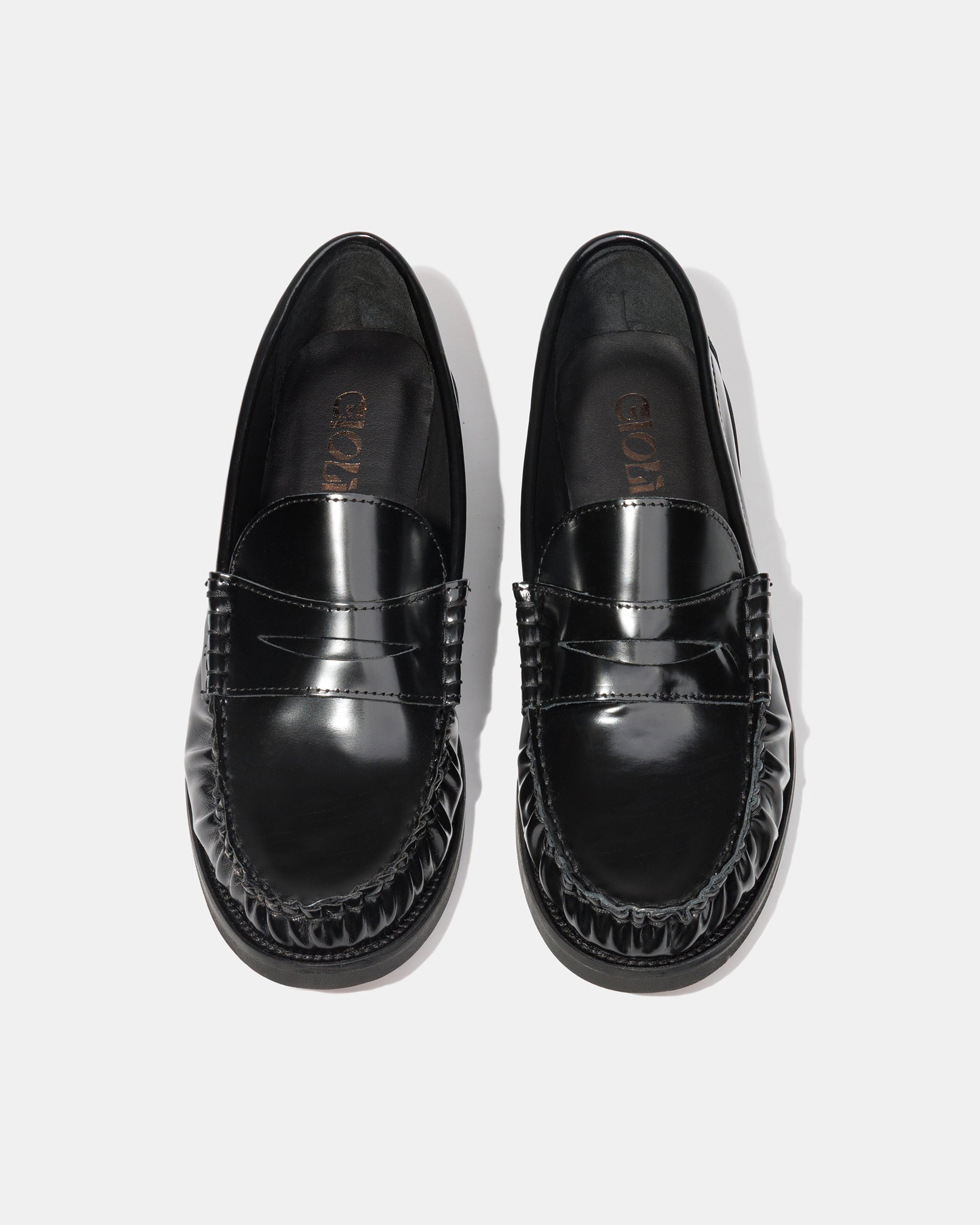 Черные кожаные лоферы - Image 3 of 5