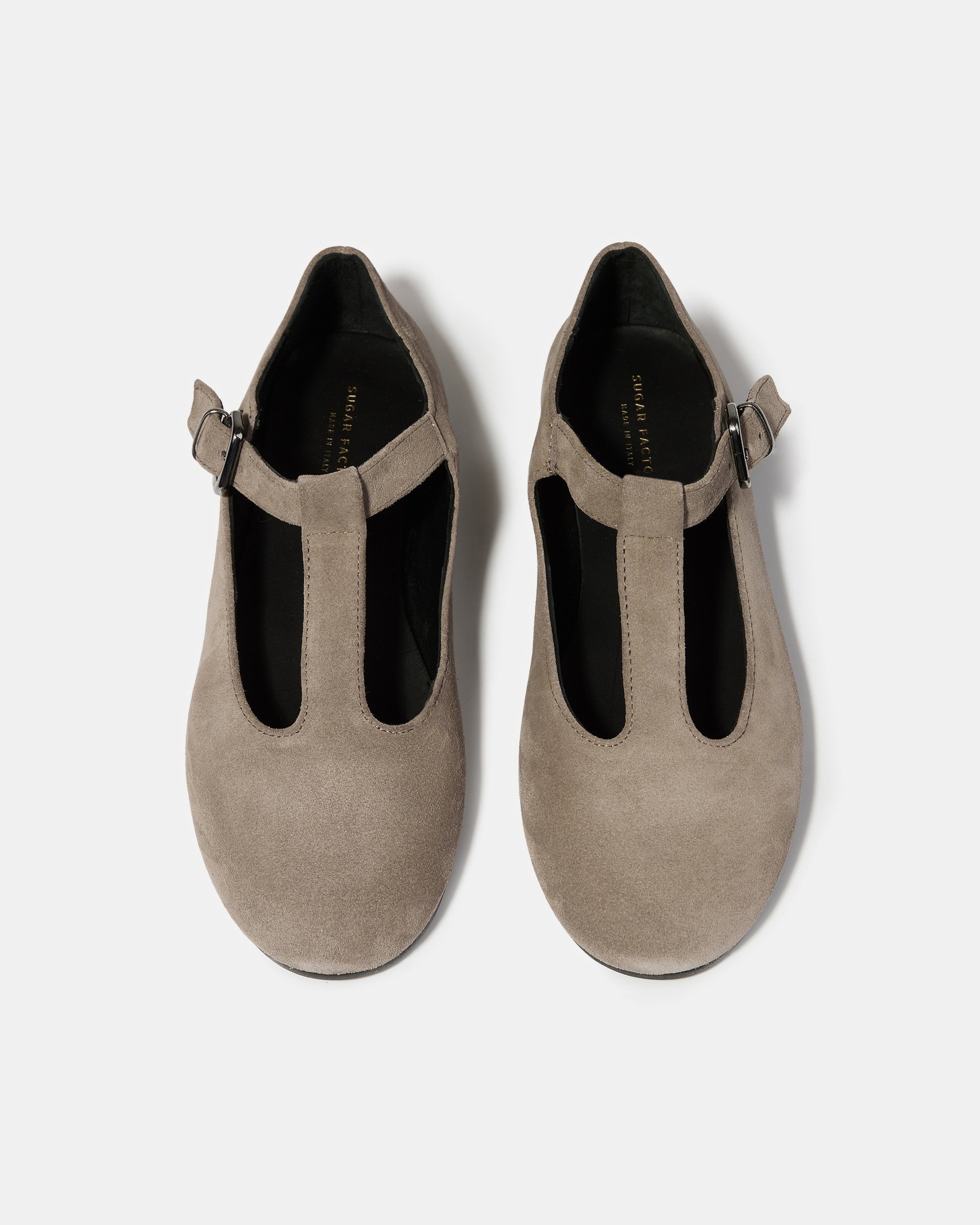 Бежевые балетки из замши - Image 3 of 6