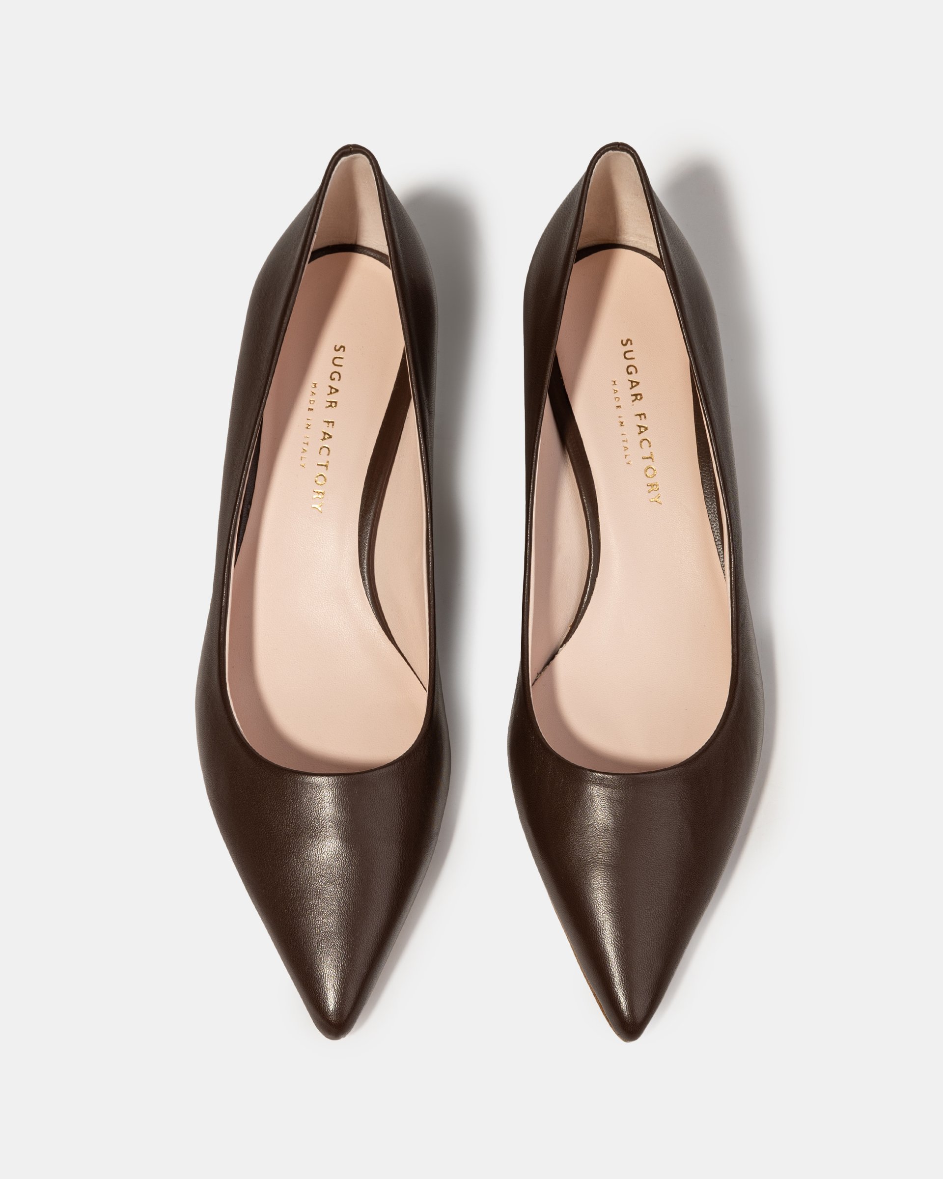 Коричневые кожаные классические туфли - Image 3 of 4