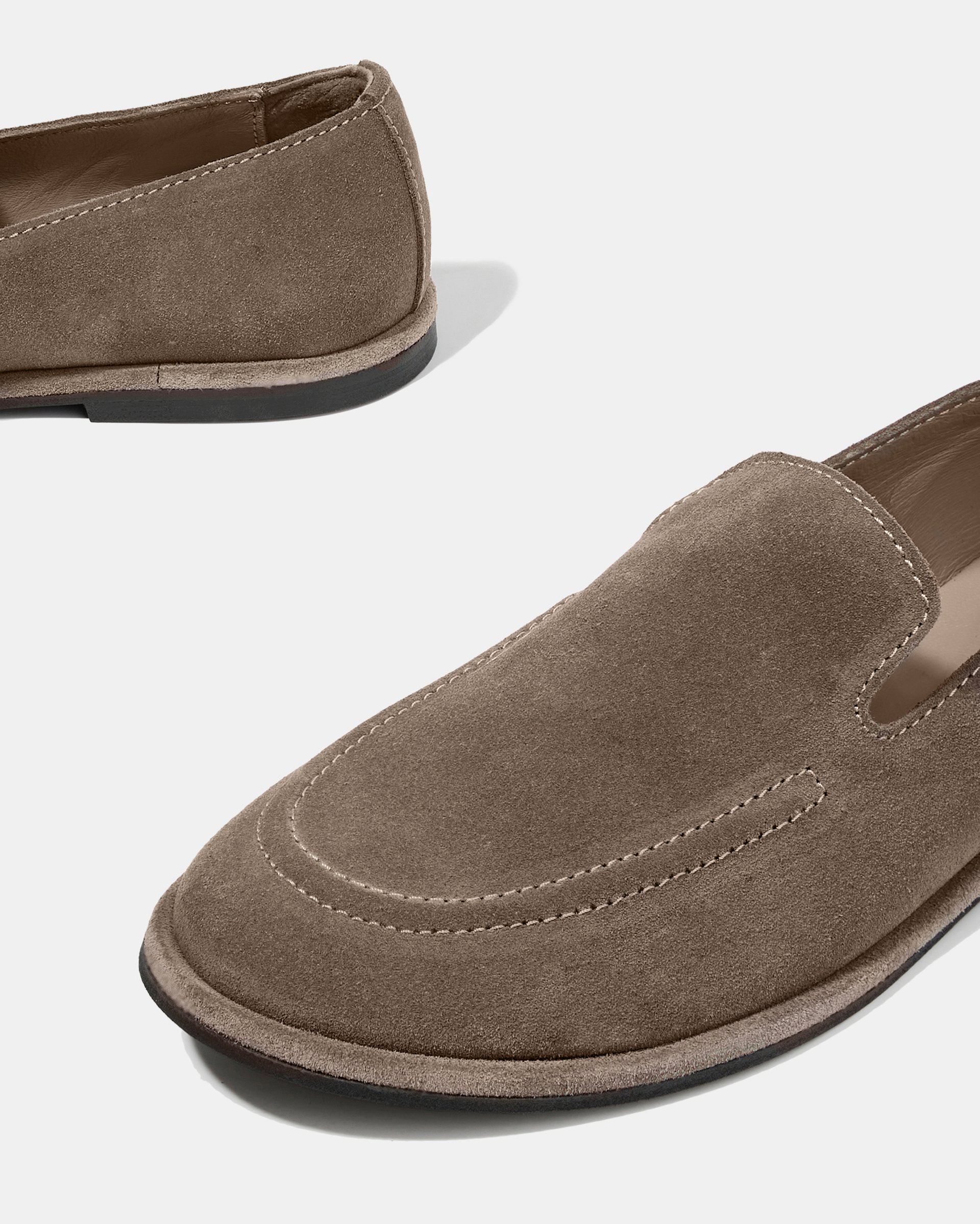 Серые замшевые лоферы - Image 5 of 5