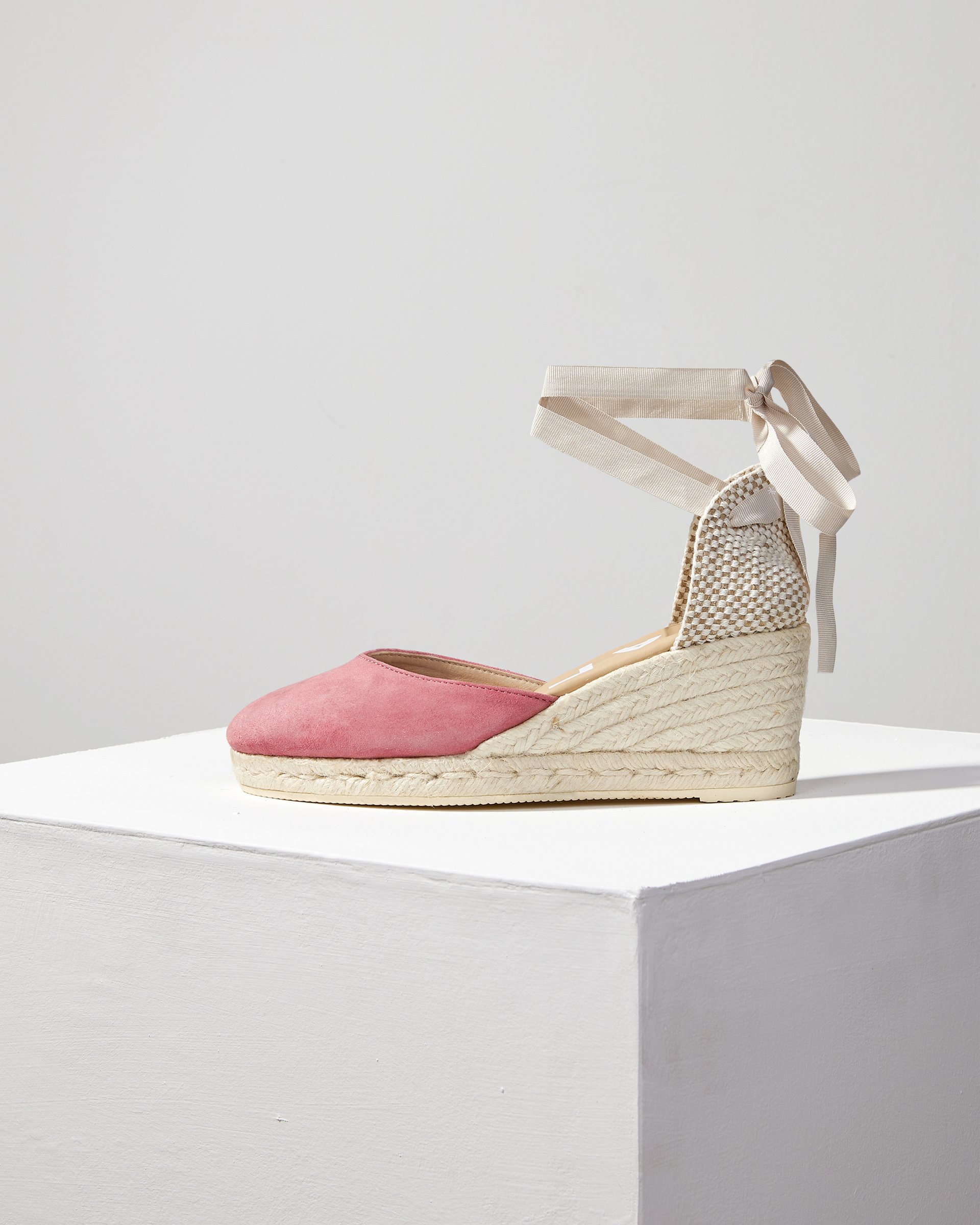 Бордовые замшевые эспадрильи