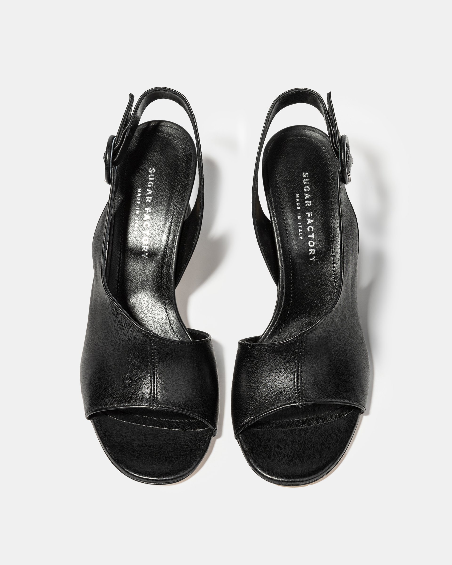 Черные босоножки на высоком каблуке - Image 3 of 4