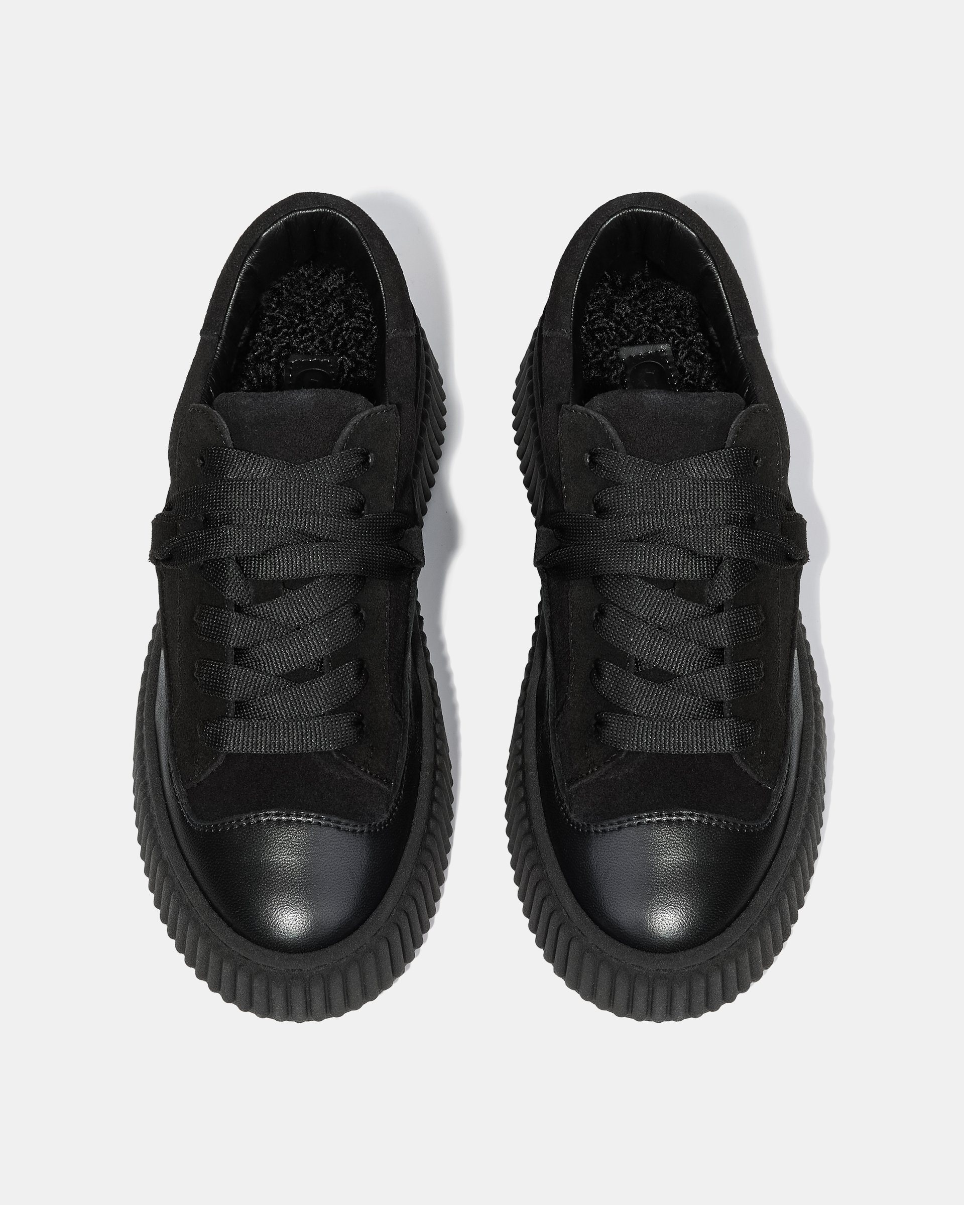 Черные кожаные кроссовки - Image 3 of 4