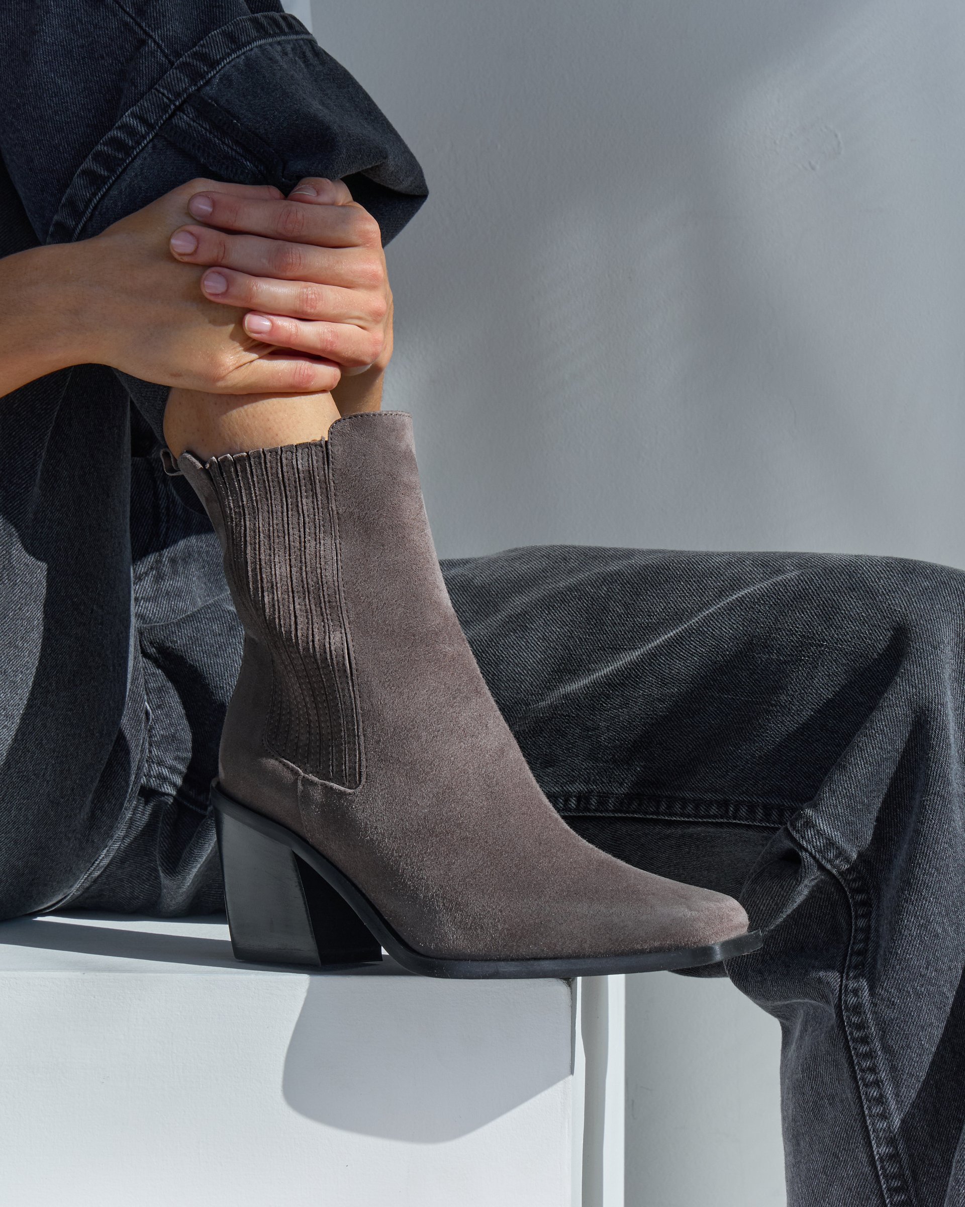 Серые казаки из замши - Image 5 of 7