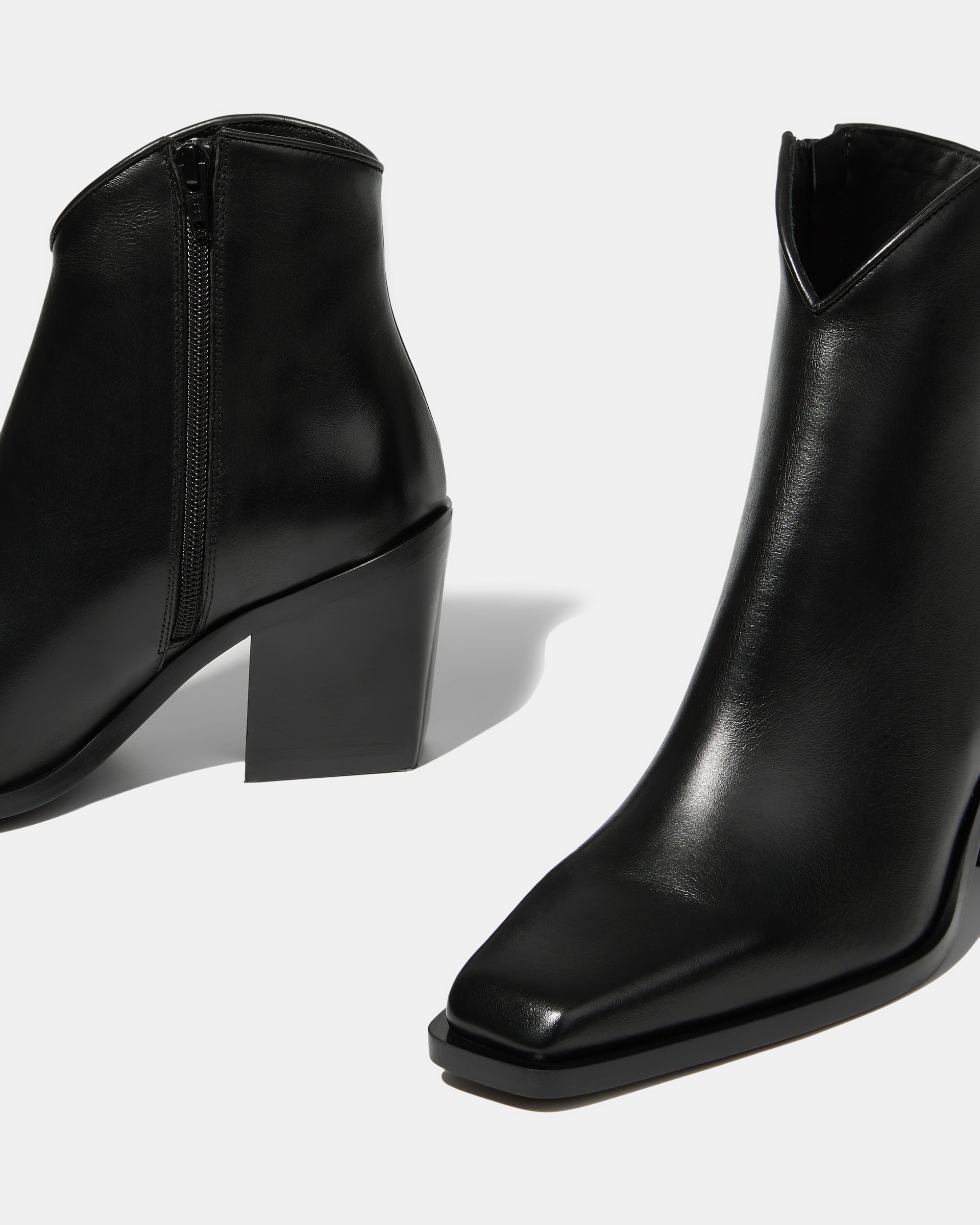 Черные кожаные ботильоны - Image 4 of 4