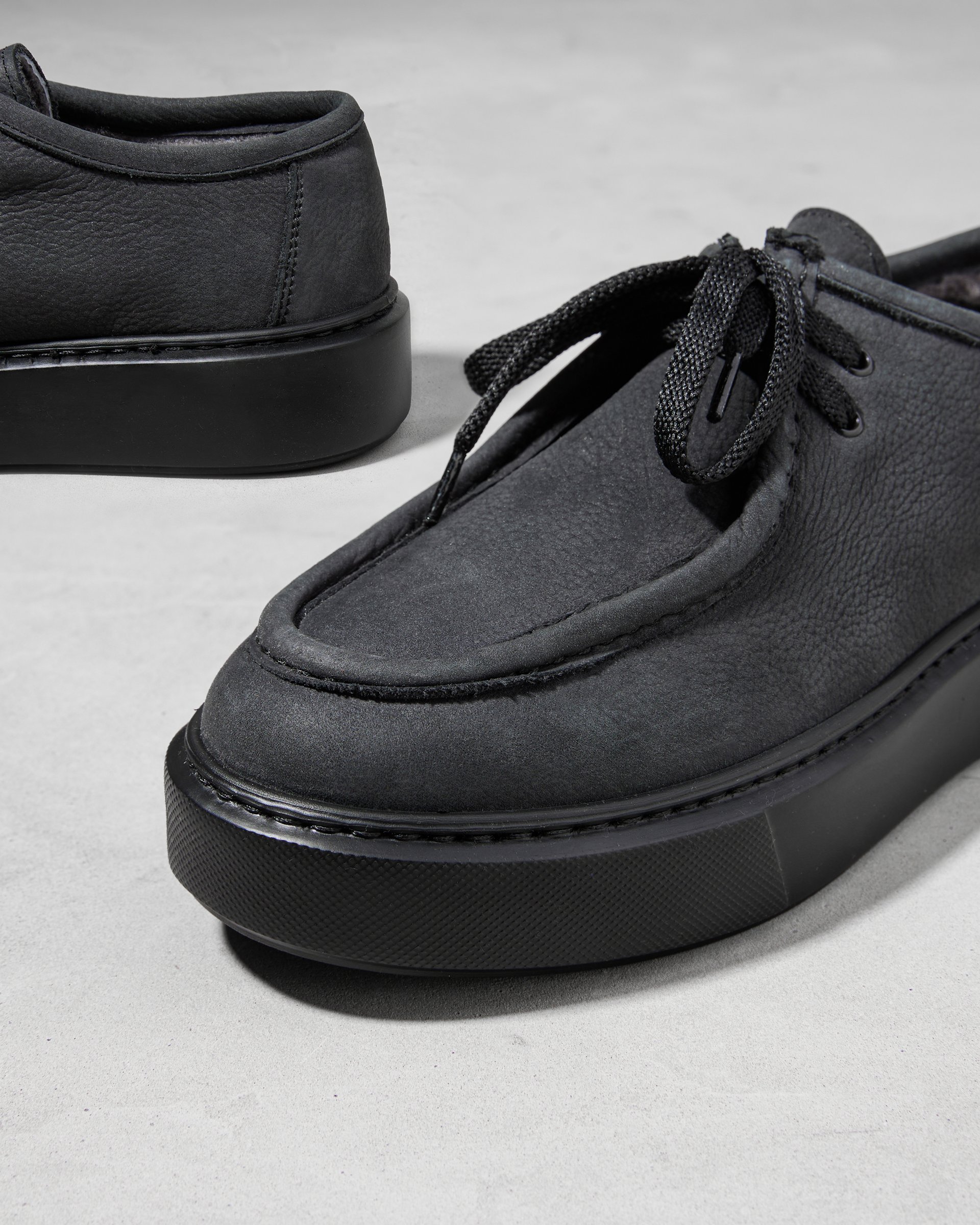 Черные зимние кожаные полуботинки - Image 4 of 4