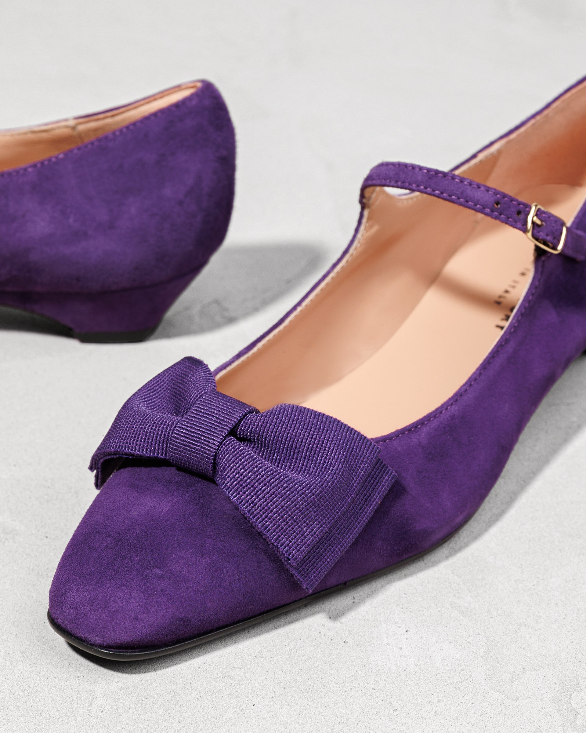 Фиолетовые замшевые туфли - Image 4 of 7