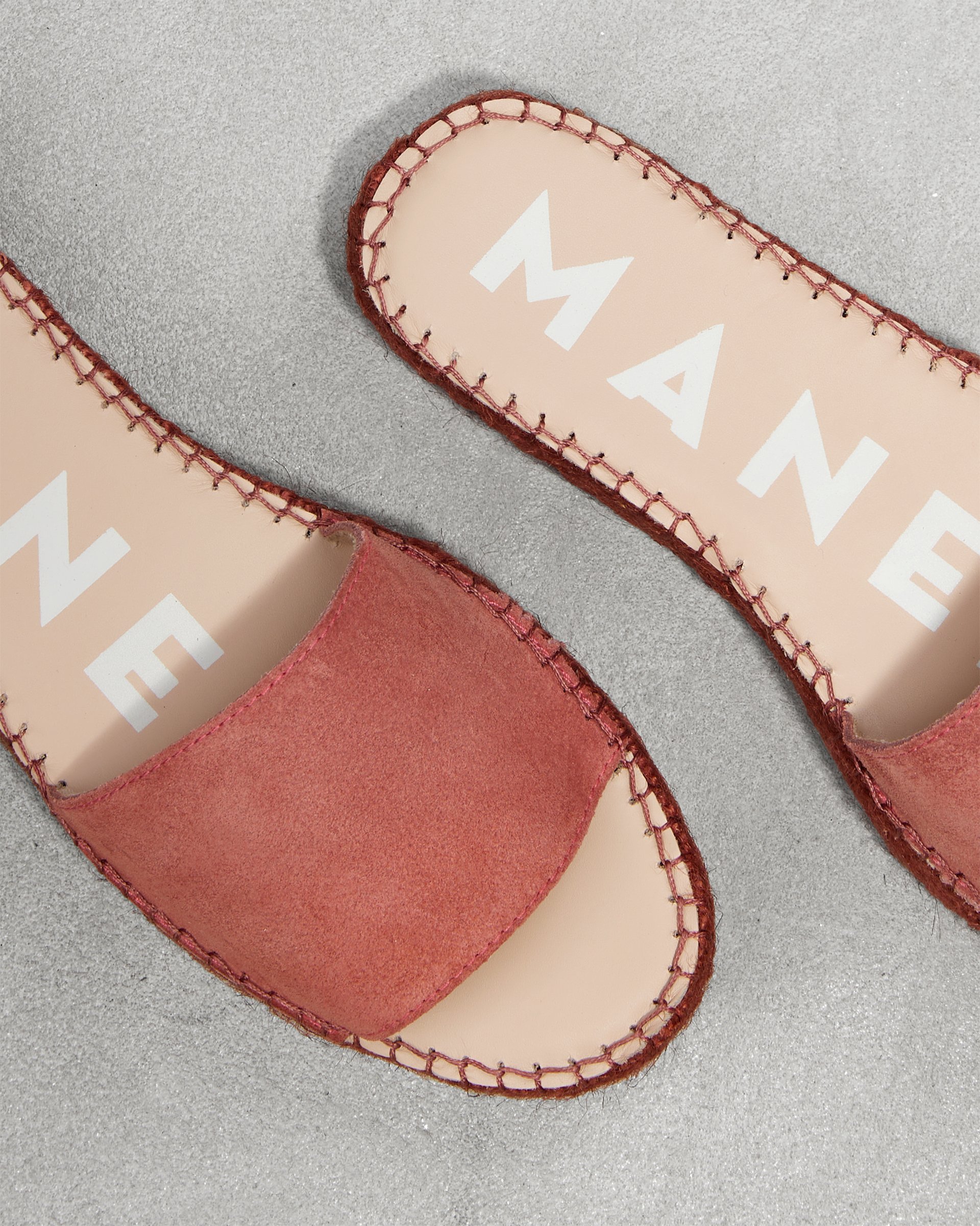 Замшевые бордовые шлепанцы - Image 4 of 6