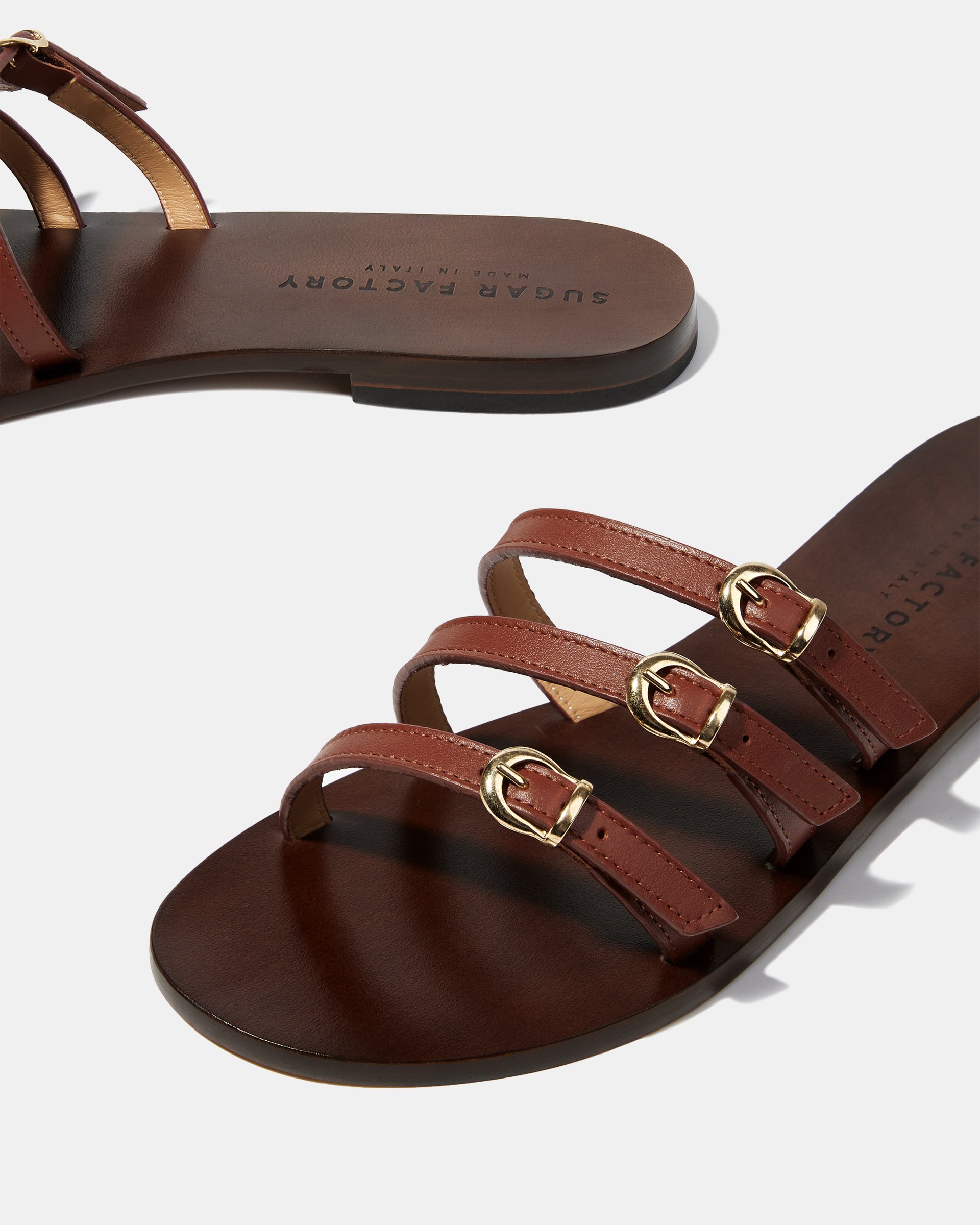 Коричневые пантолеты с ремешками - Image 4 of 5