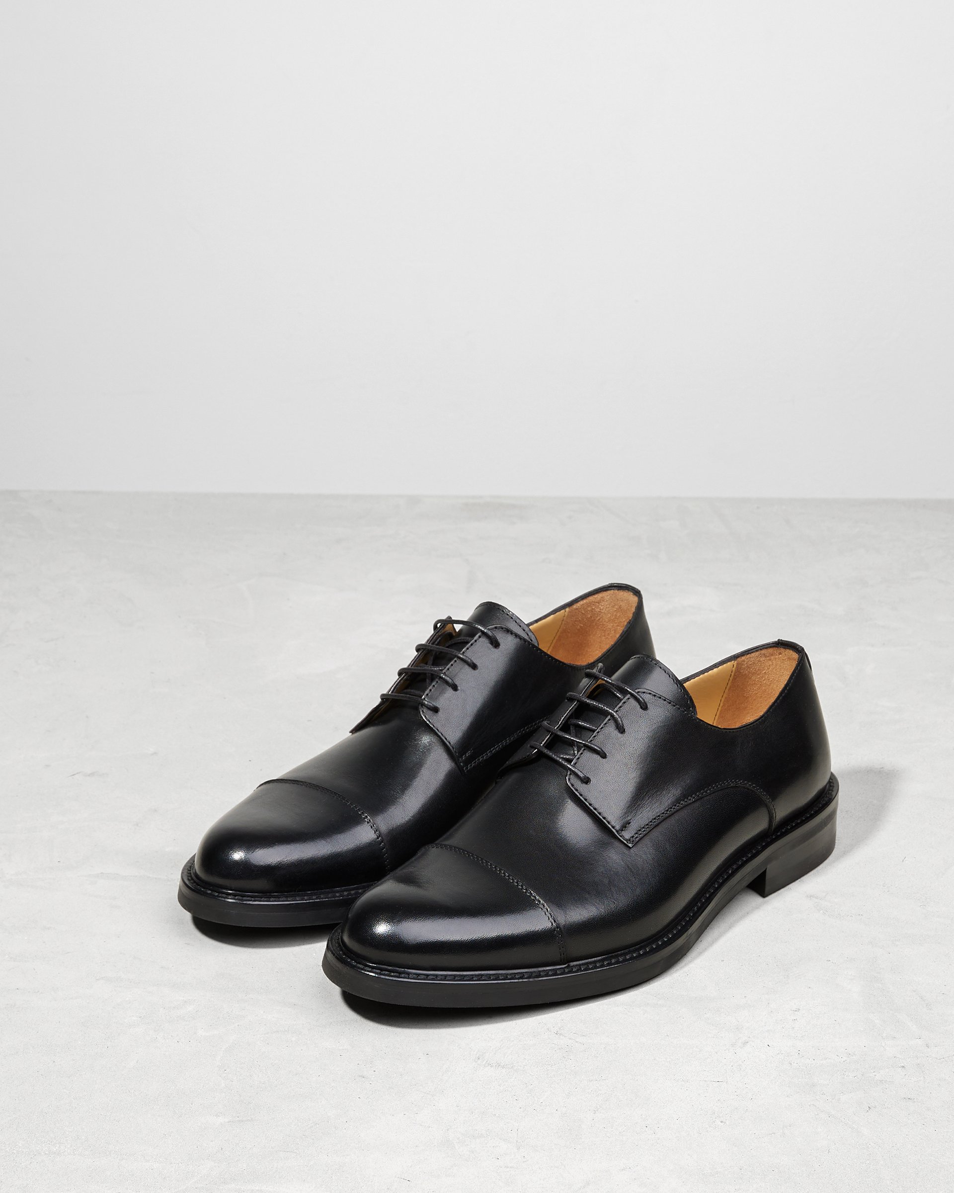 Черные кожаные классические туфли - Image 2 of 5