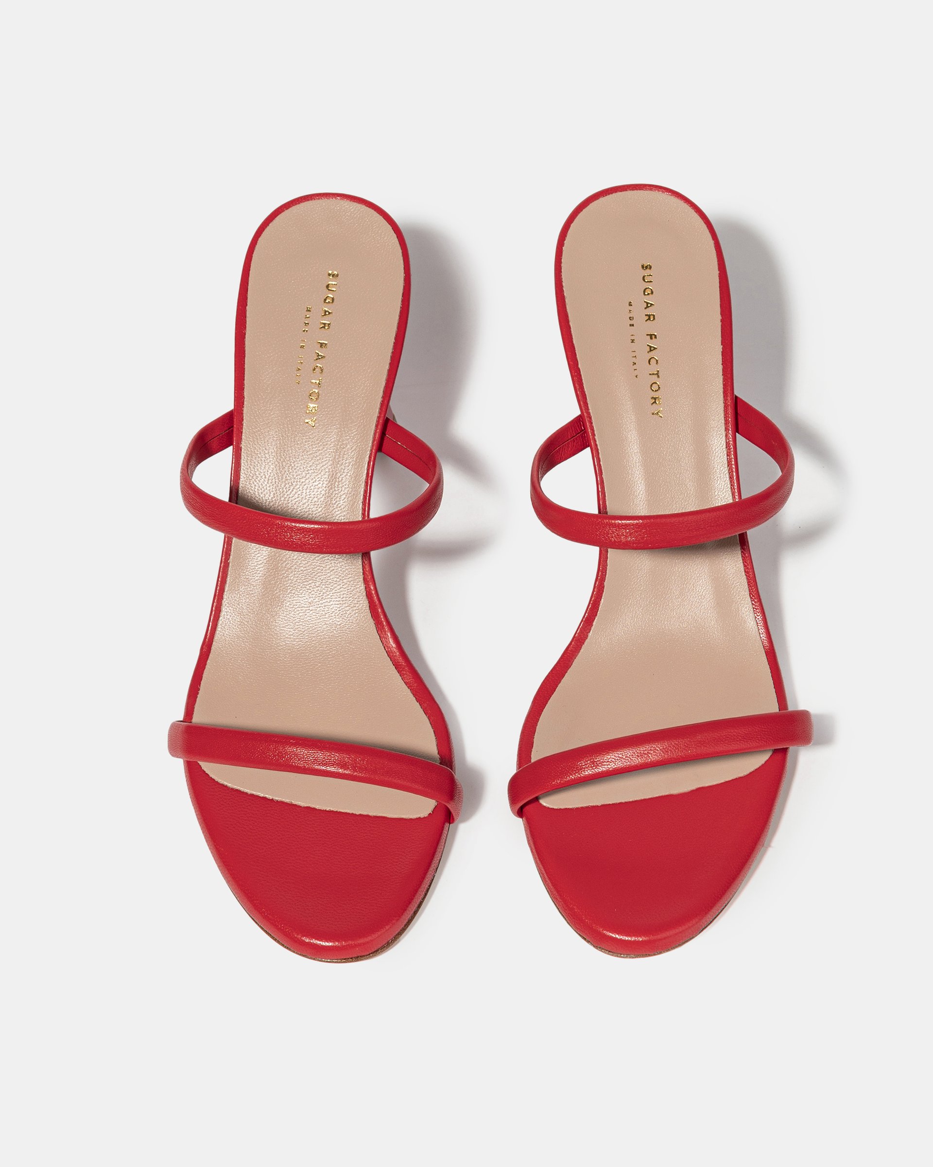 Красные босоножки на каблуке - Image 3 of 4