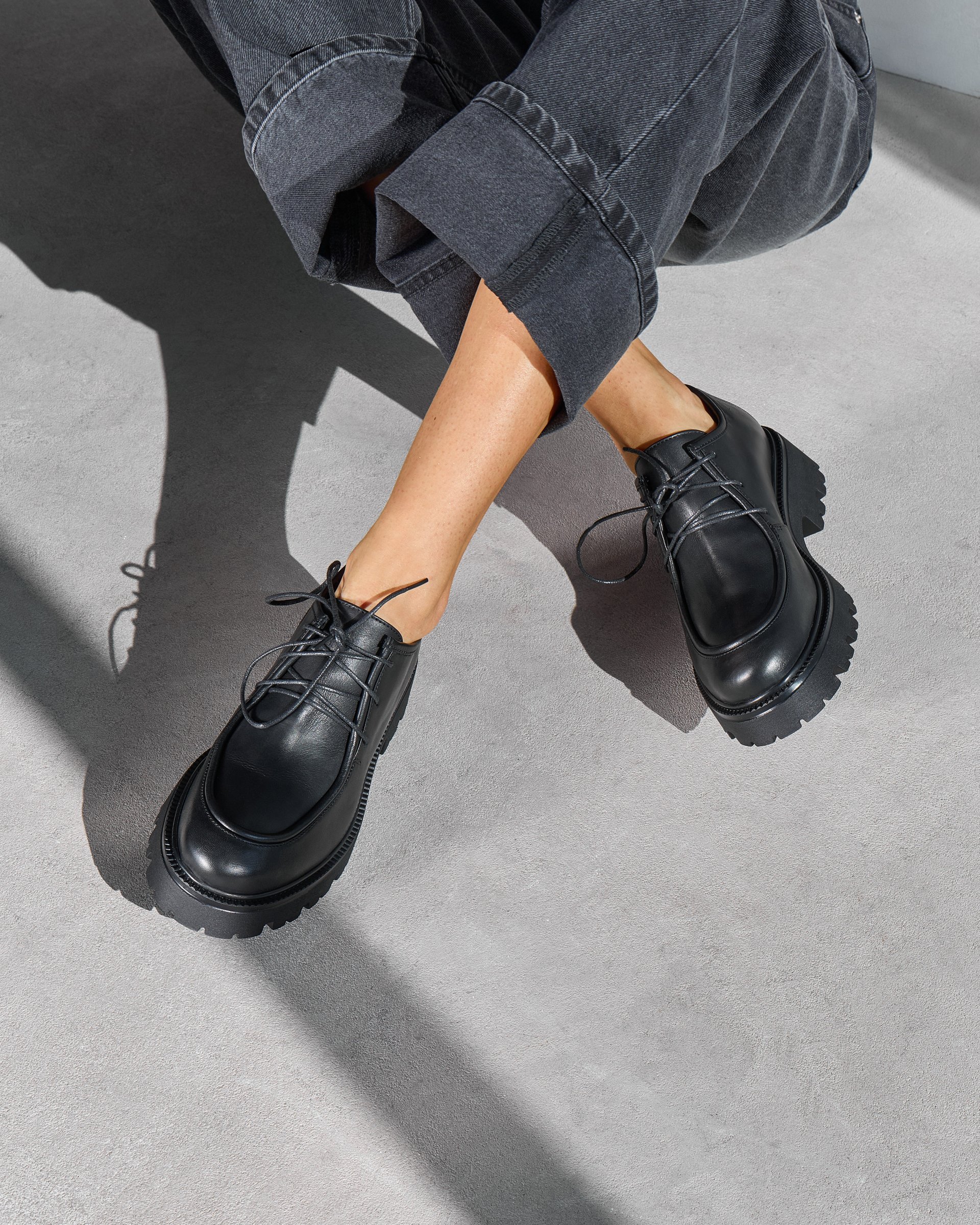 Черные кожаные классические туфли - Image 5 of 5