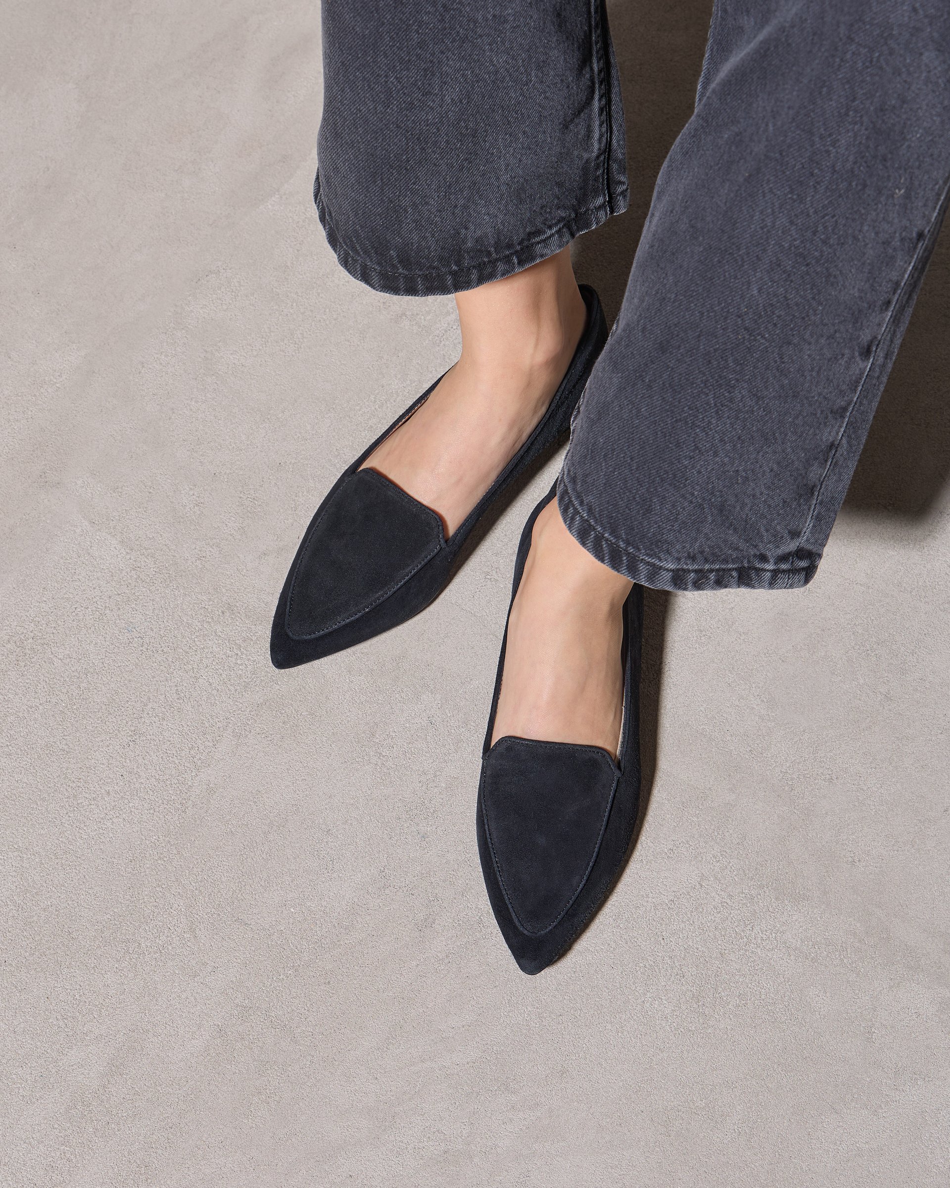 Черные замшевые лоферы - Image 5 of 6