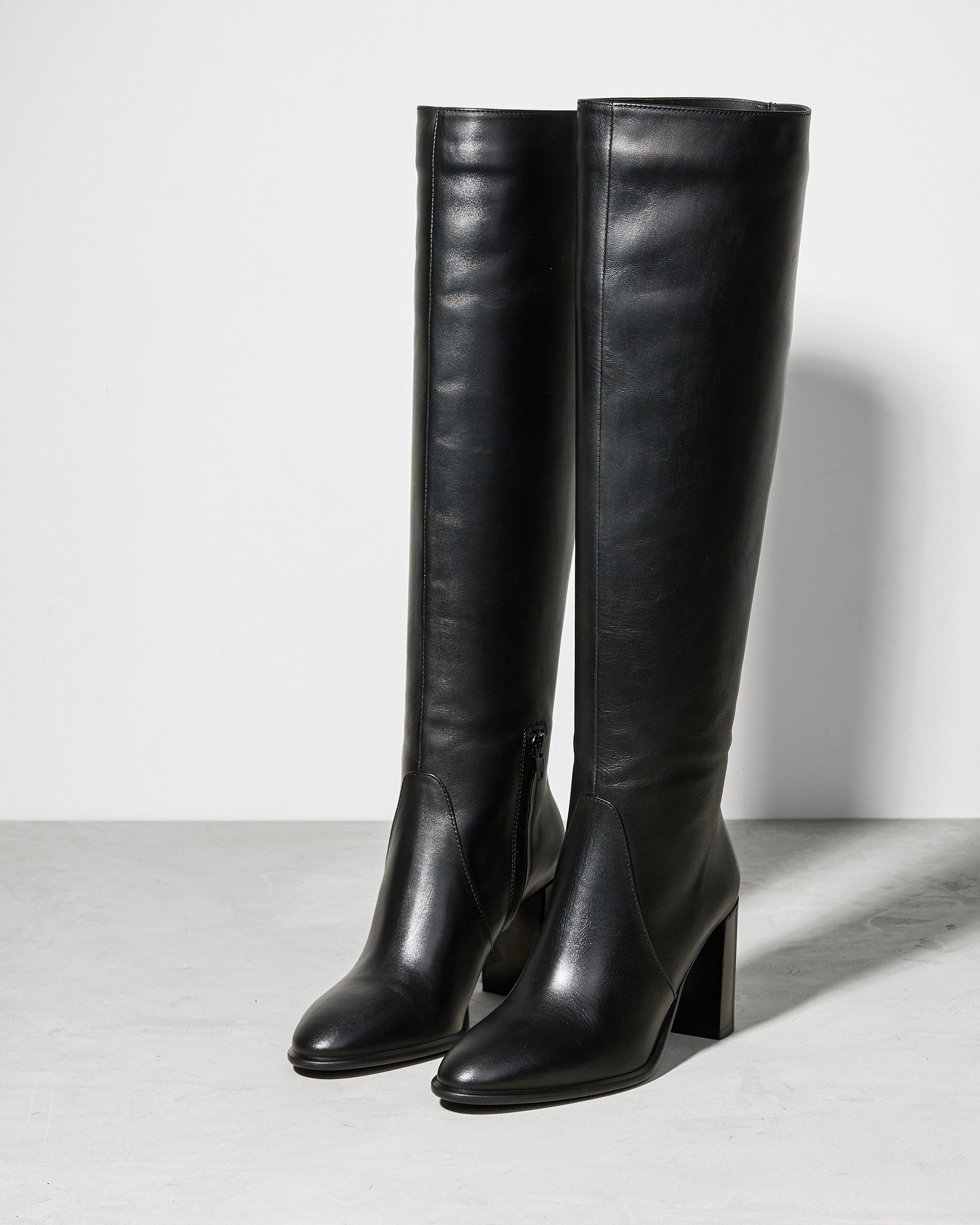 Черные кожаные сапоги - Image 2 of 6