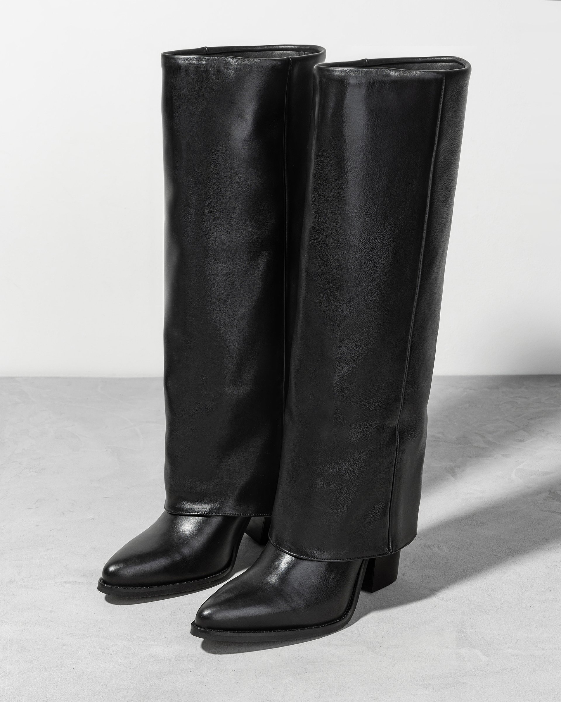 Черные кожаные сапоги - Image 4 of 6