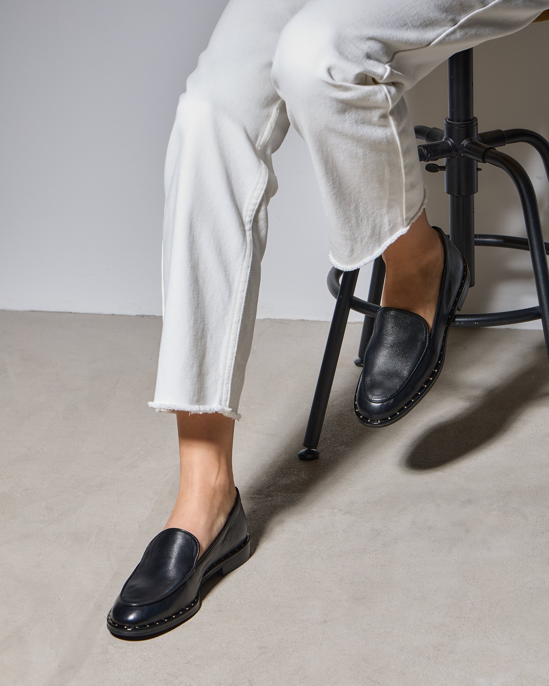 Черные кожаные лоферы - Image 5 of 6