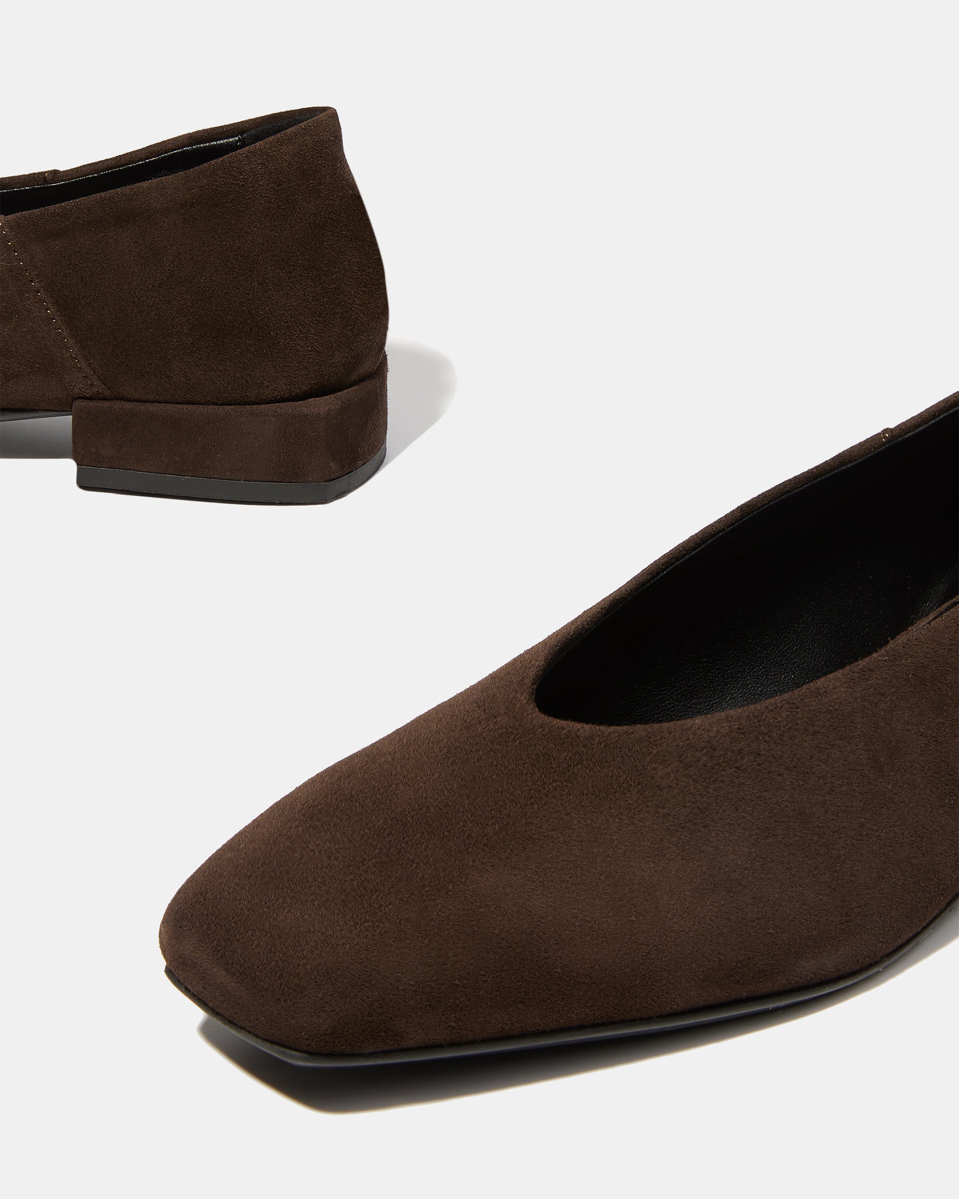 Темно-коричневые замшевые туфли - Image 4 of 6