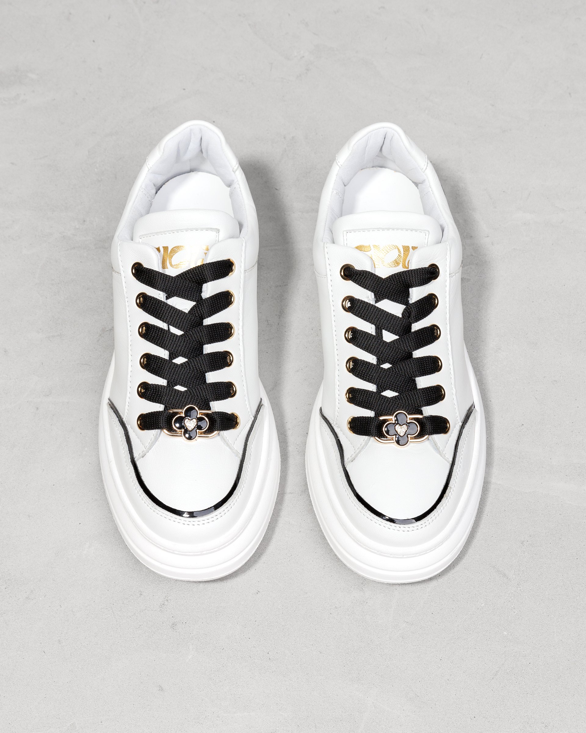 Белые кожаные кроссовки - Image 3 of 4