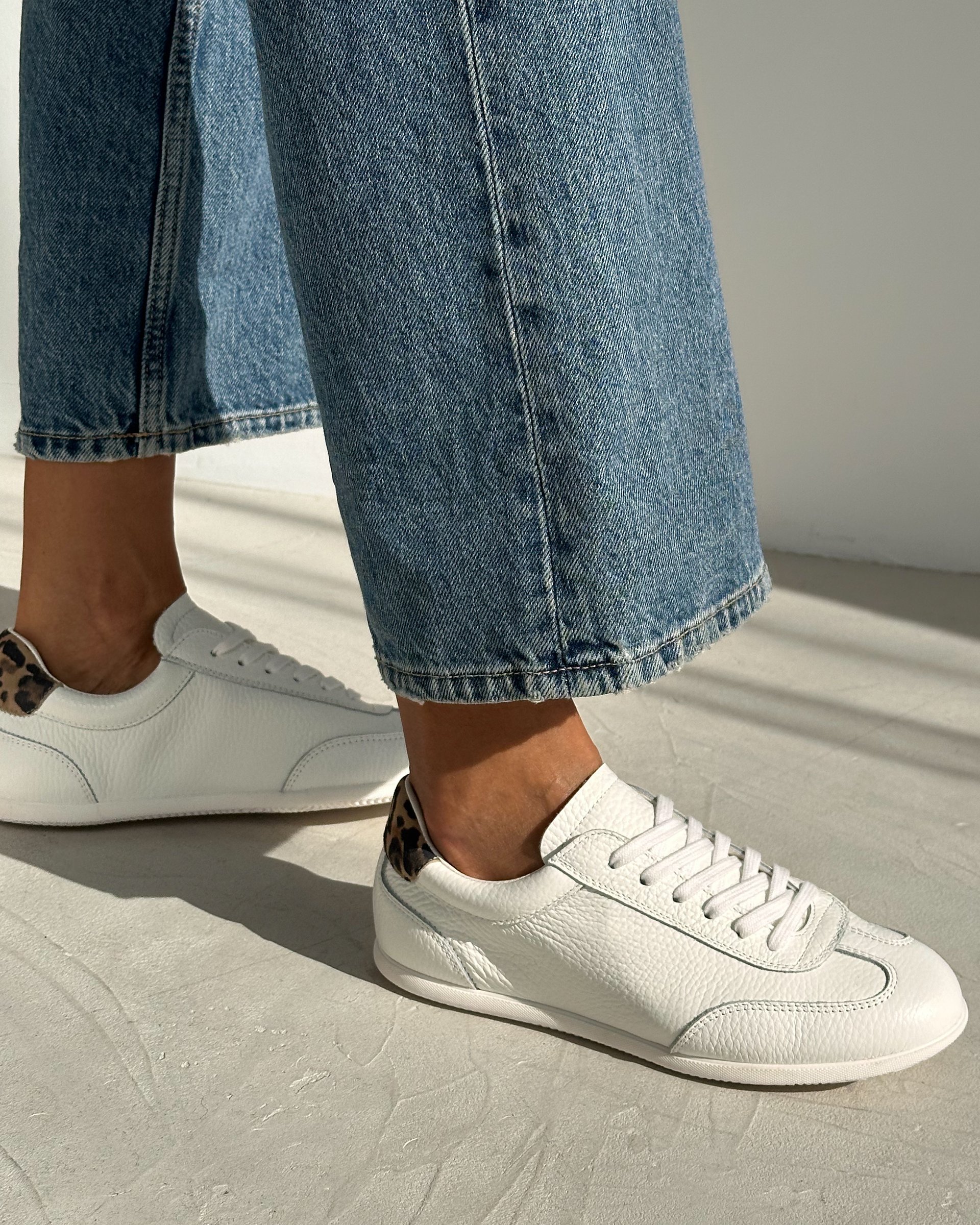 Белые кеды из натуральной кожи - Image 5 of 5