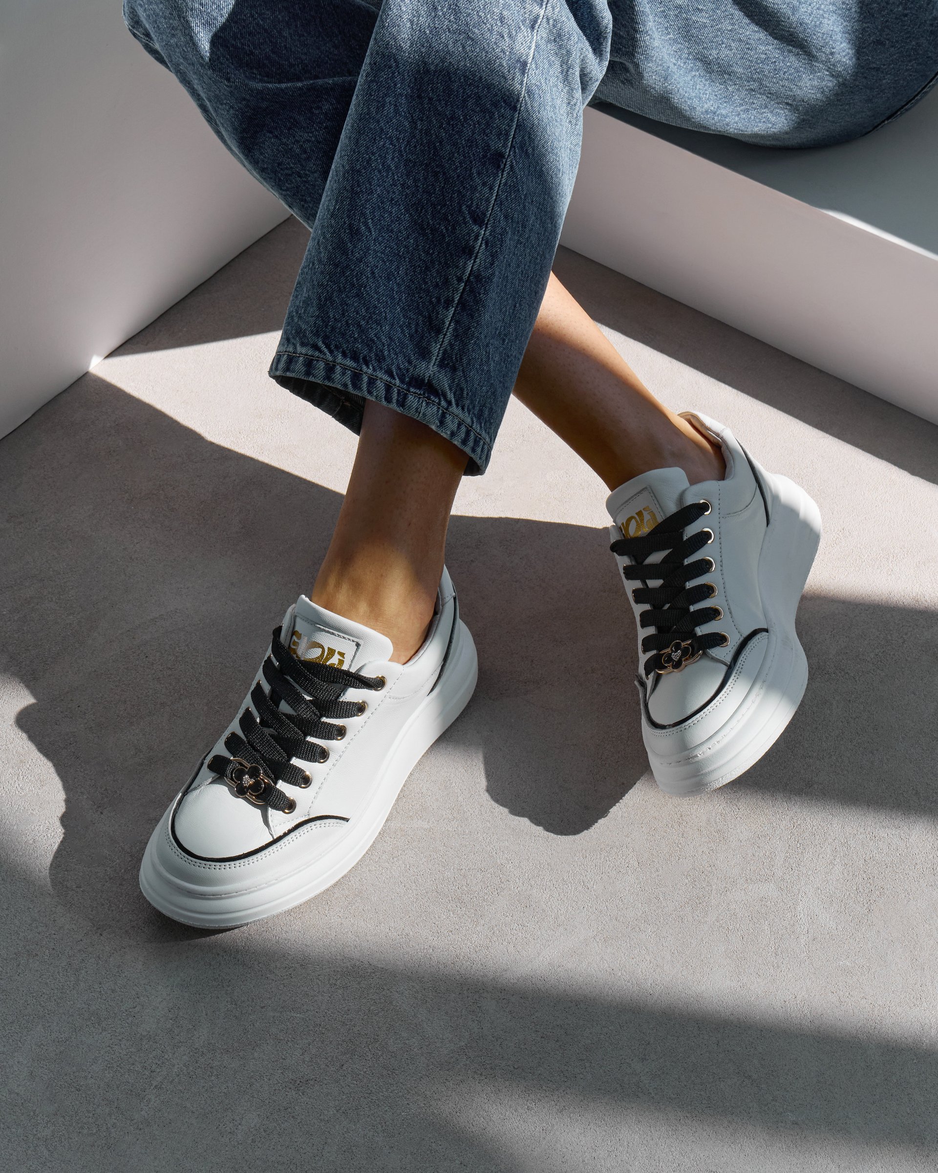 Белые кожаные кеды - Image 7 of 7