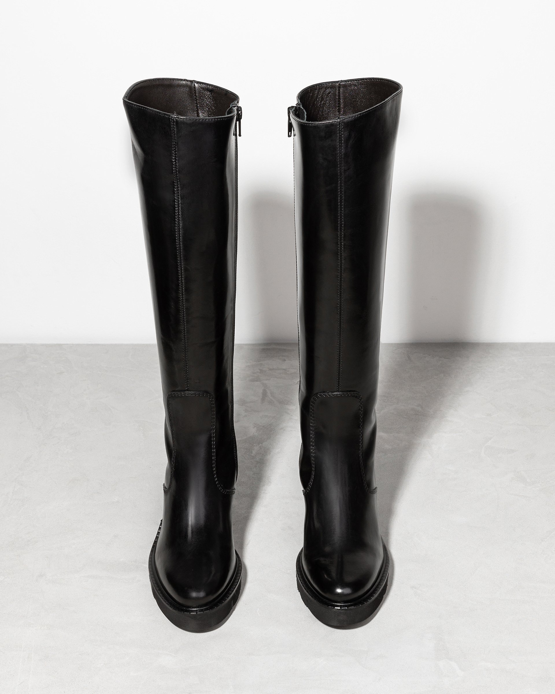 Черные кожаные сапоги - Image 3 of 7