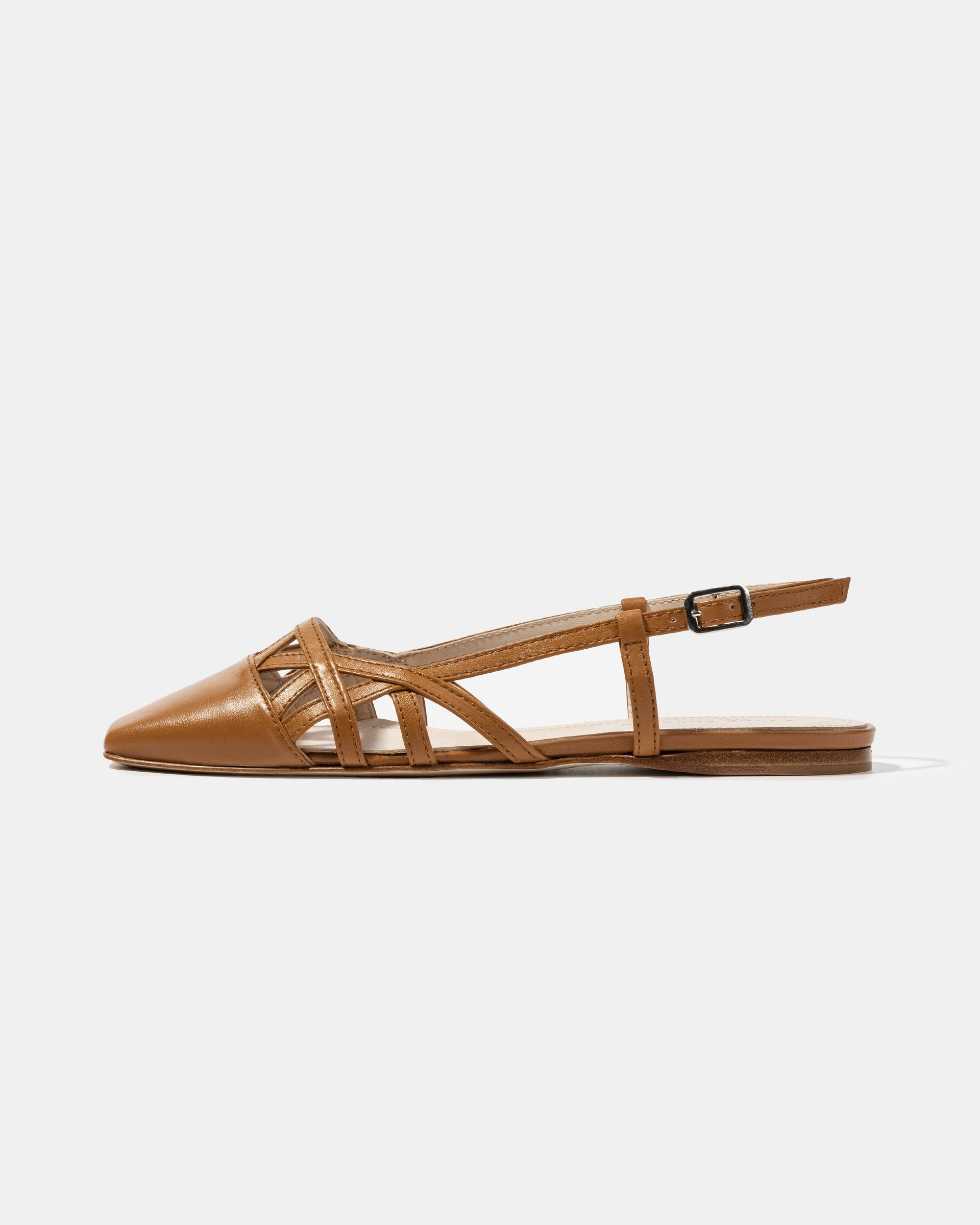 Коричневые кожаные туфли - Main image