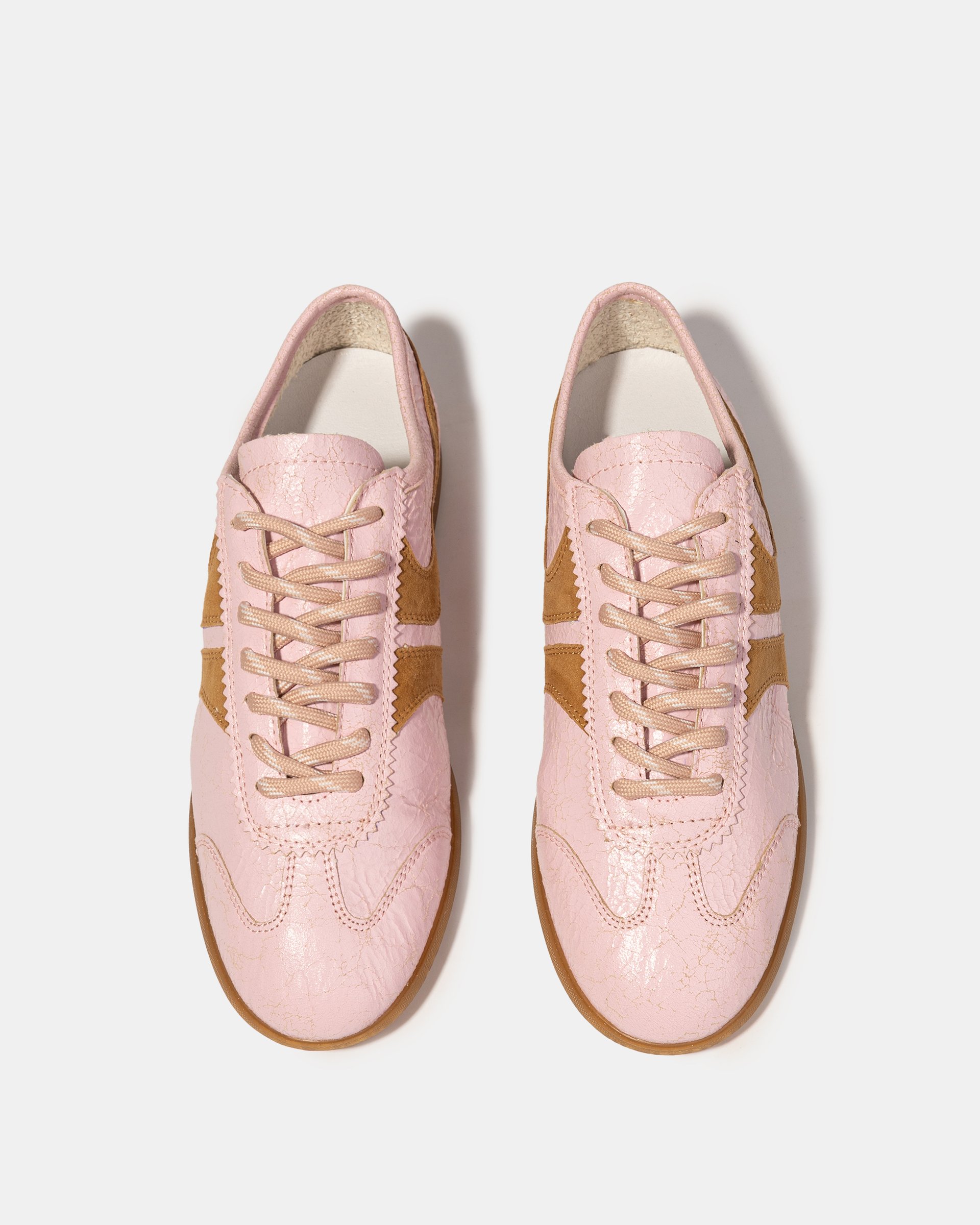 Розовые кожаные кеды - Image 3 of 6