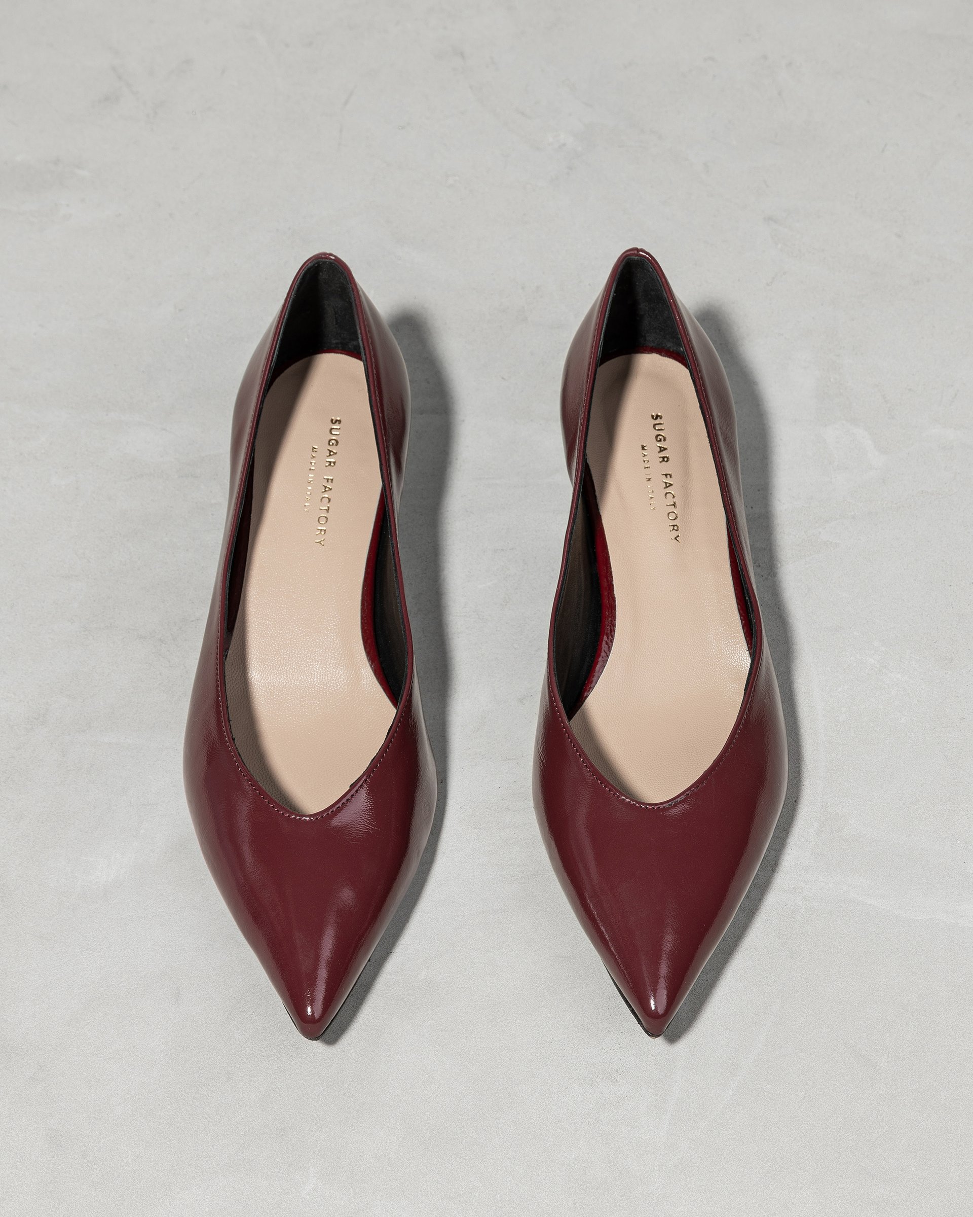 Винные лакированные туфли - Image 3 of 6