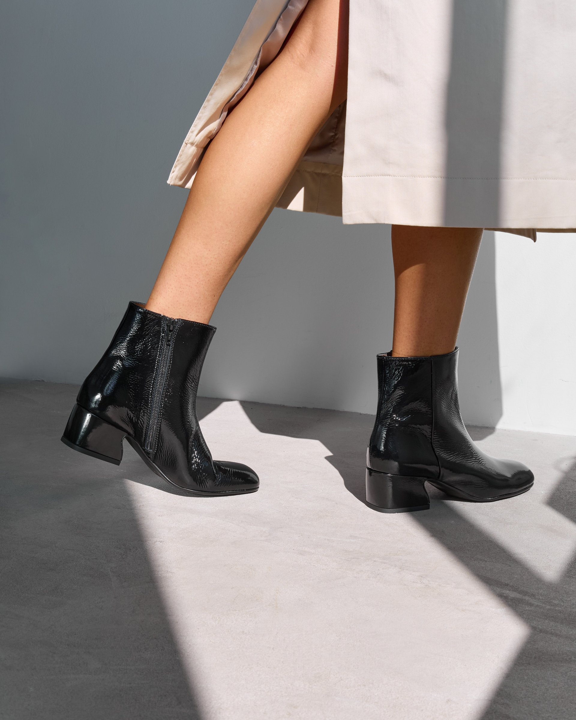 Черные лакированные ботильоны - Image 5 of 6